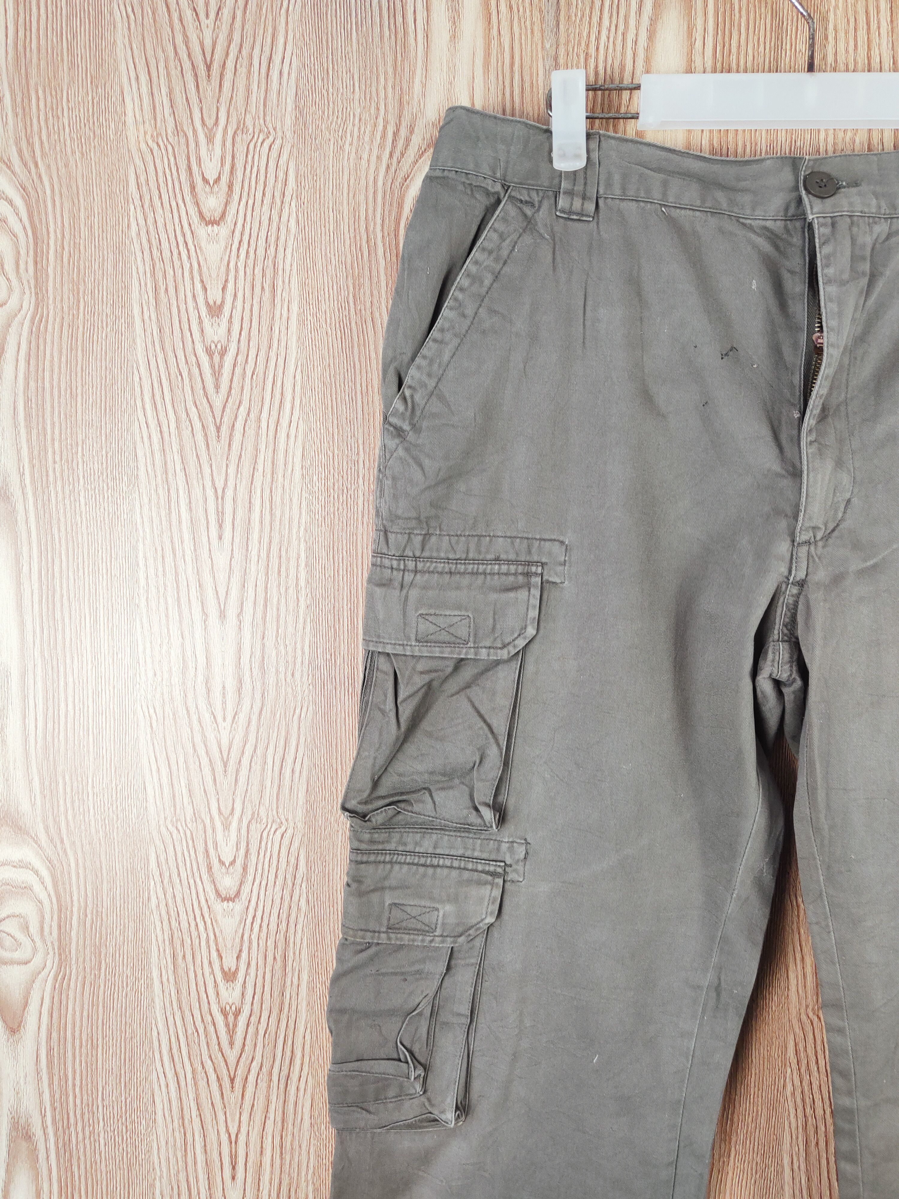 Japanese Brand Japan utility Olive Multipocket Tactical Cargo Pants #W079 Size US 33 - 3 Thumbnail