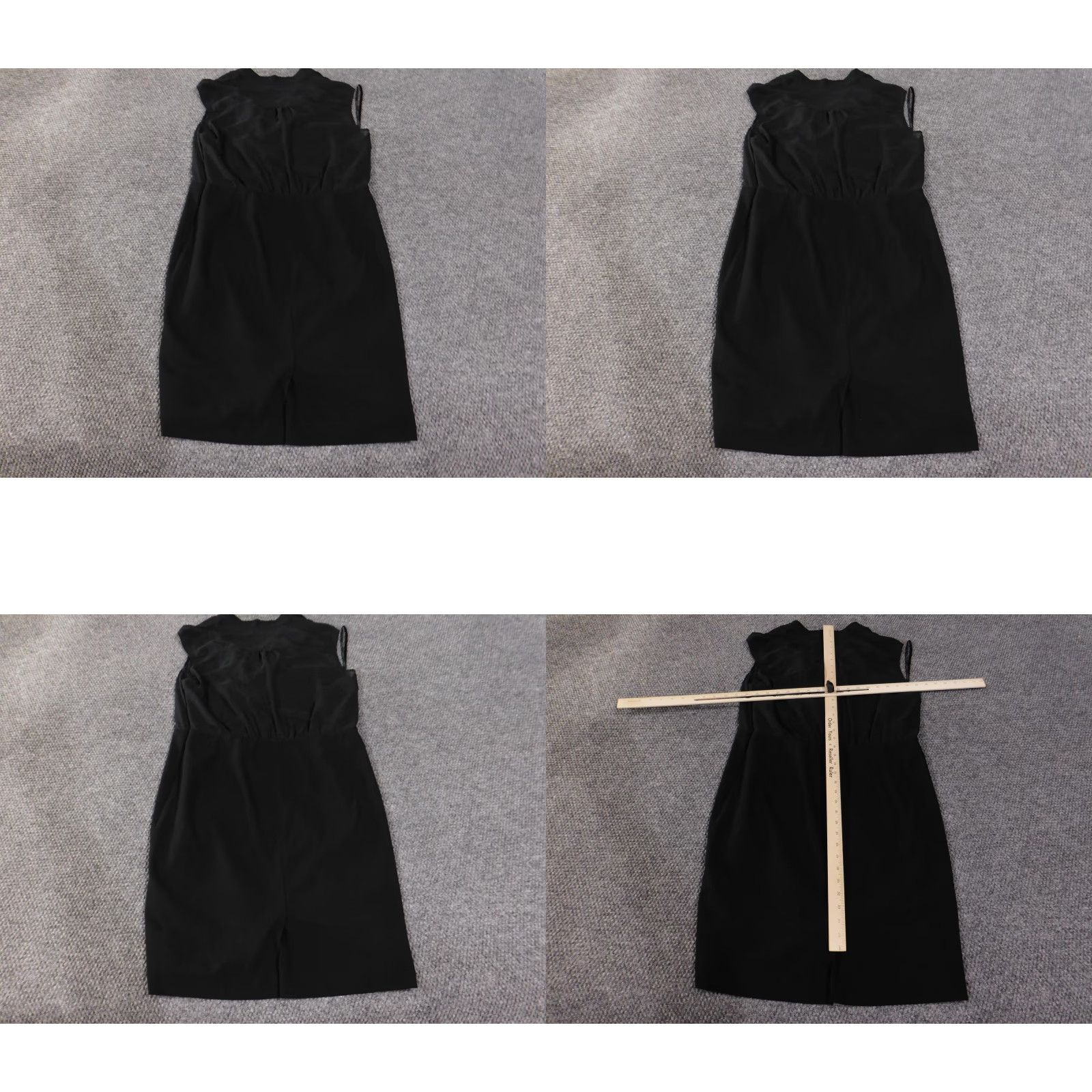 Calvin Klein Calvin Klein Dress Womens 14 Black Sleeveless Sheath V-Neck Career Office Chic Dress Size XL / US 12-14 / IT 48-50 - 8 Thumbnail
