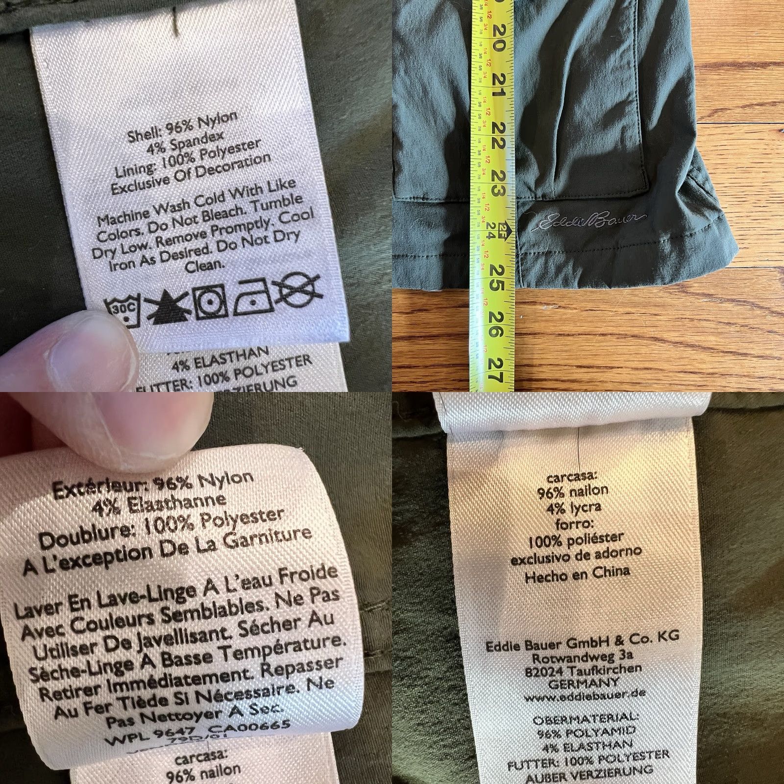 Eddie Bauer VINTAGE? No. Eddie Bauer Womens Travex Cargo Jacket Small Hooded Nylon Stretch Travel Shirt? Size S / US 4 / IT 40 - 9 Thumbnail