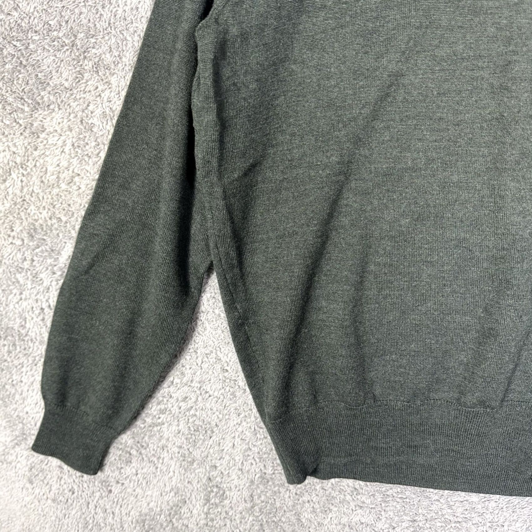 Peter Millar Peter Millar Sweater Mens M Merino Wool Green V Neck Pullover Knit Soft Preppy Shirt? Size US M / EU 48-50 / 2 - 4 Thumbnail