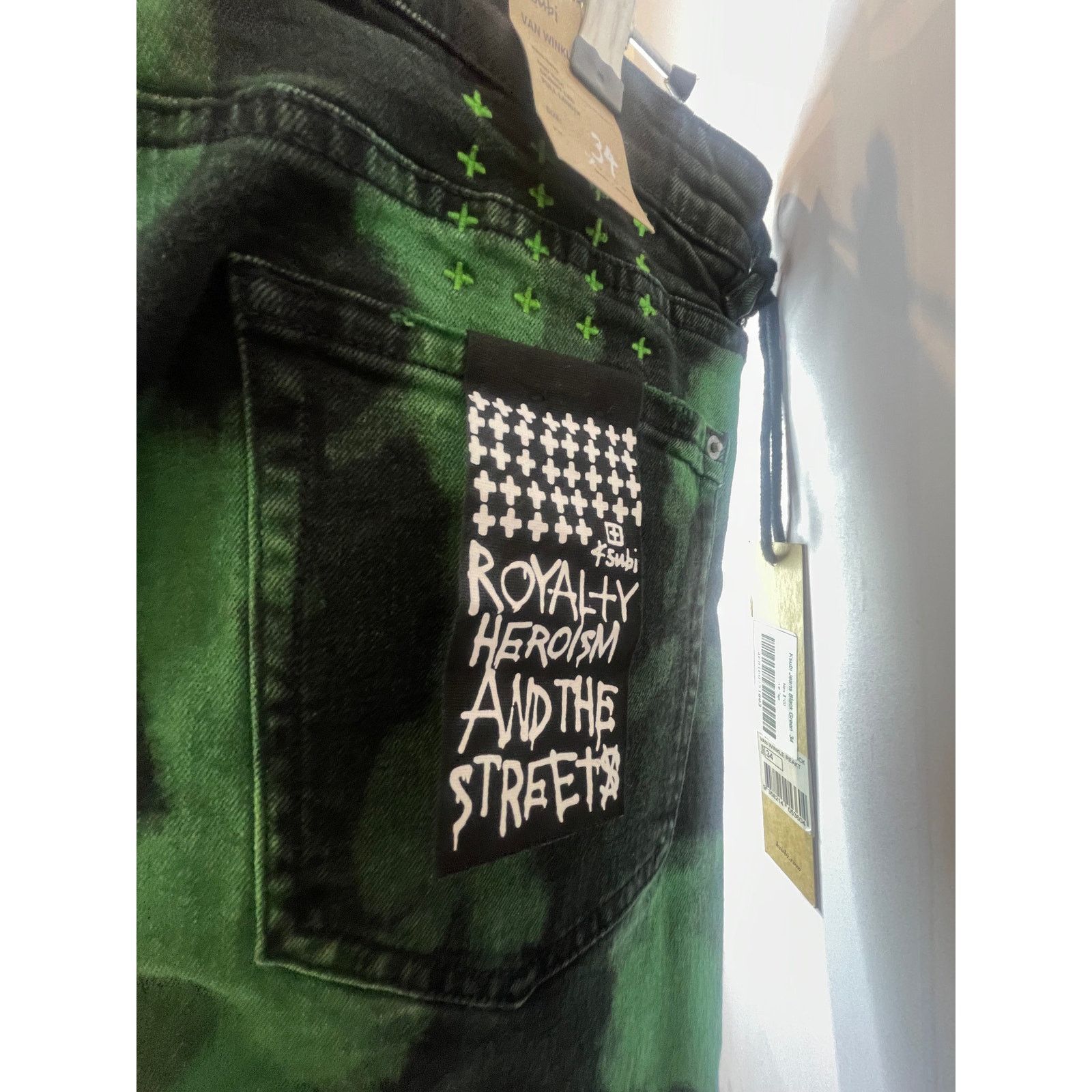 Ksubi Ksubi Black & Green Jeans Size US 34 / EU 50 - 3 Thumbnail