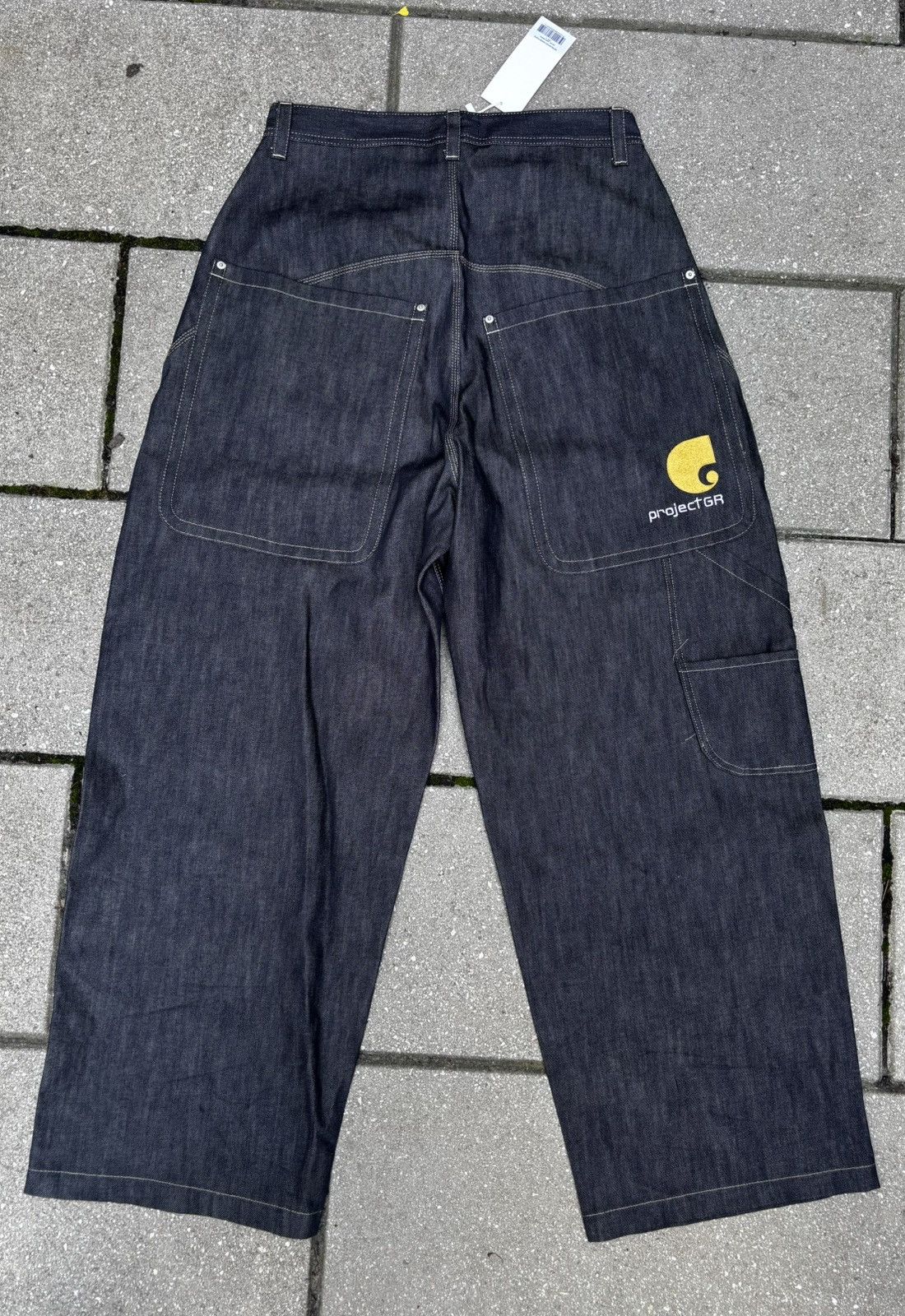 PROJECT G/R PROJECT GR Retro Baggy Denim Pants | Grailed
