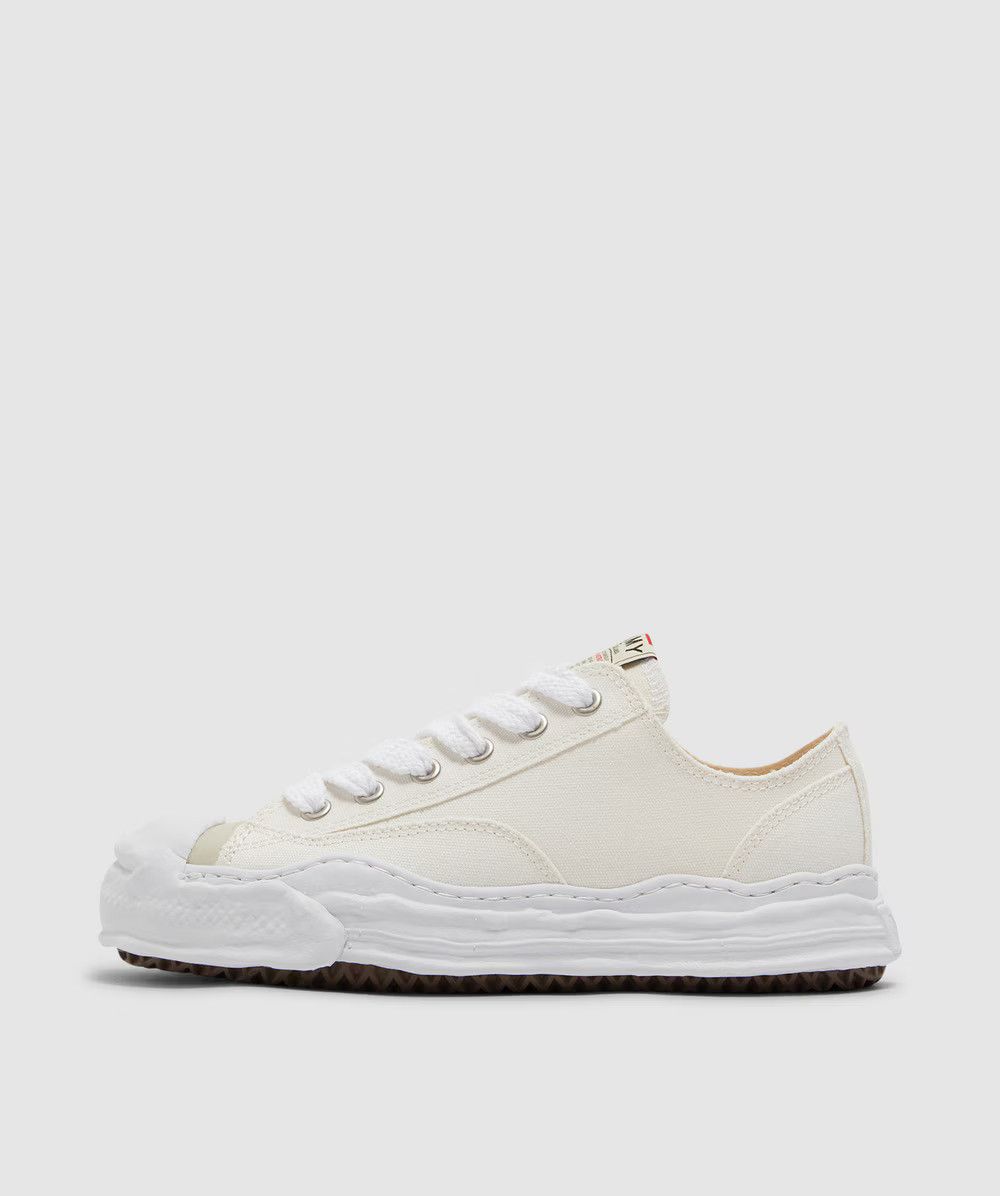 Maison MIHARA YASUHIRO o1mle0426 Hang OG Sole Brushed Leather Low Top Sneakers Size US 12 / EU 45 - 1 Thumbnail