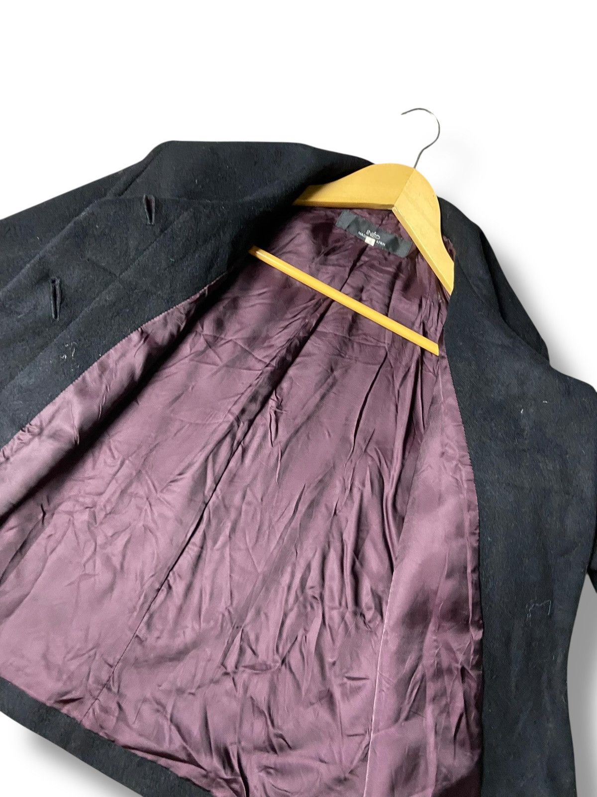 Yohji Yamamoto INED Japanese Brand Cape Style Short Coat (163) Size XS / US 0-2 / IT 36-38 - 4 Thumbnail