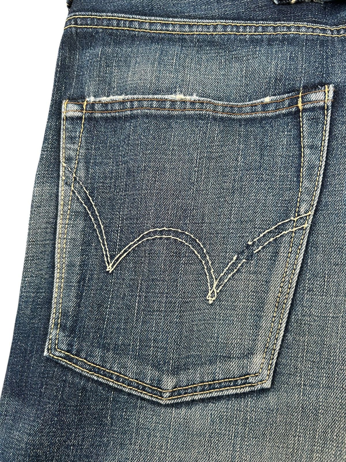 Kapital Vintage Buckle Back Edwin Selvedge Distressed Denim Jeans Size US 39 - 13 Thumbnail