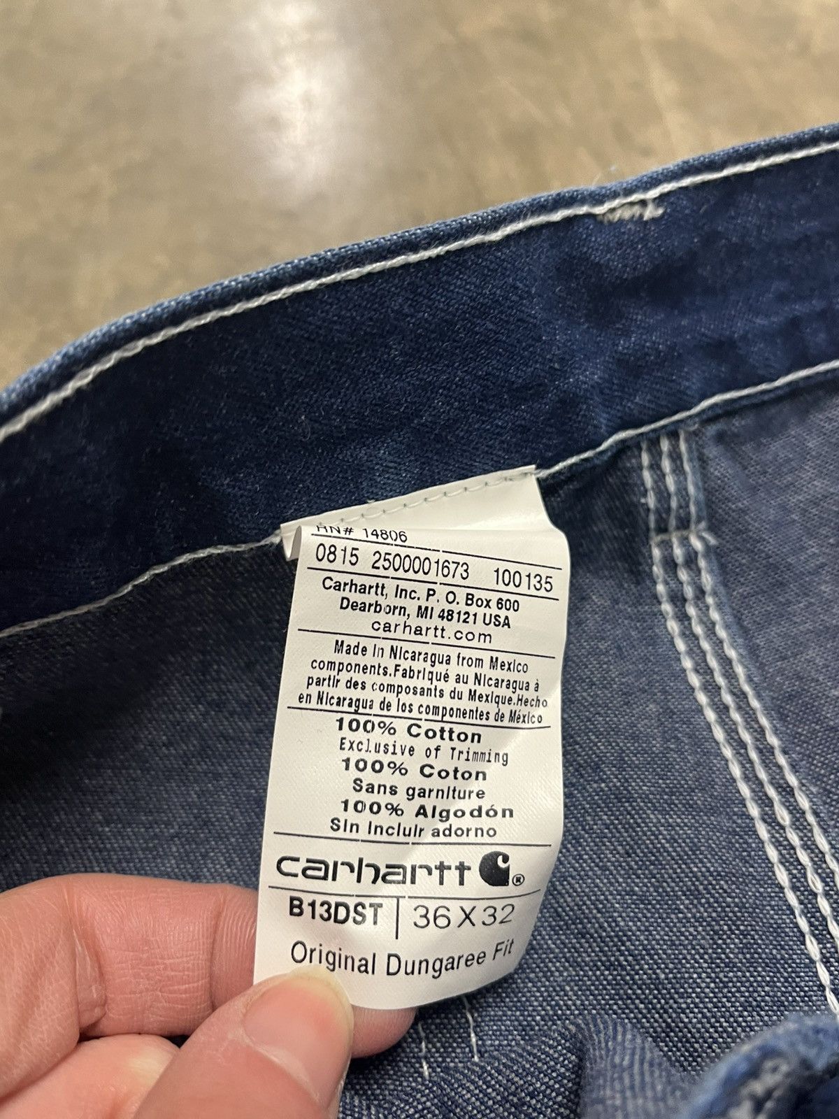 Carhartt × Vintage Carhartt carpenter cargo pants baggy fit wide leg streetwear Size US 34 / EU 50 - 7 Thumbnail