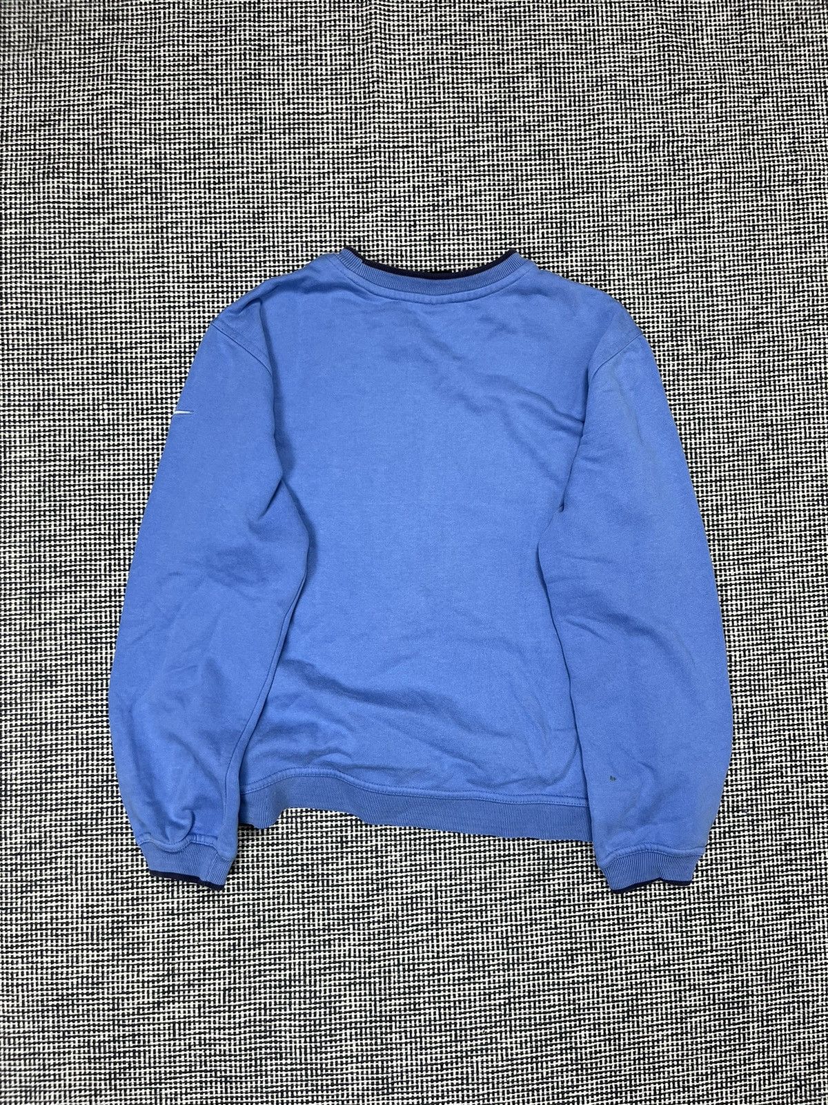Nike × Vintage 90s nike spellout baby blue crewneck sweatshirt Size US S / EU 44-46 / 1 - 2 Thumbnail