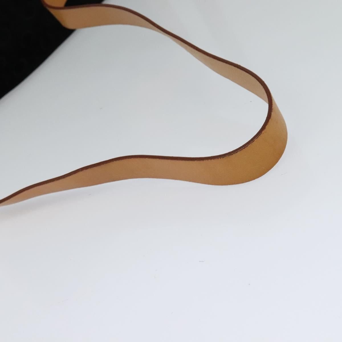 Celine CELINE C Macadam Canvas Shoulder Bag Suede Black Size ONE SIZE - 7 Thumbnail