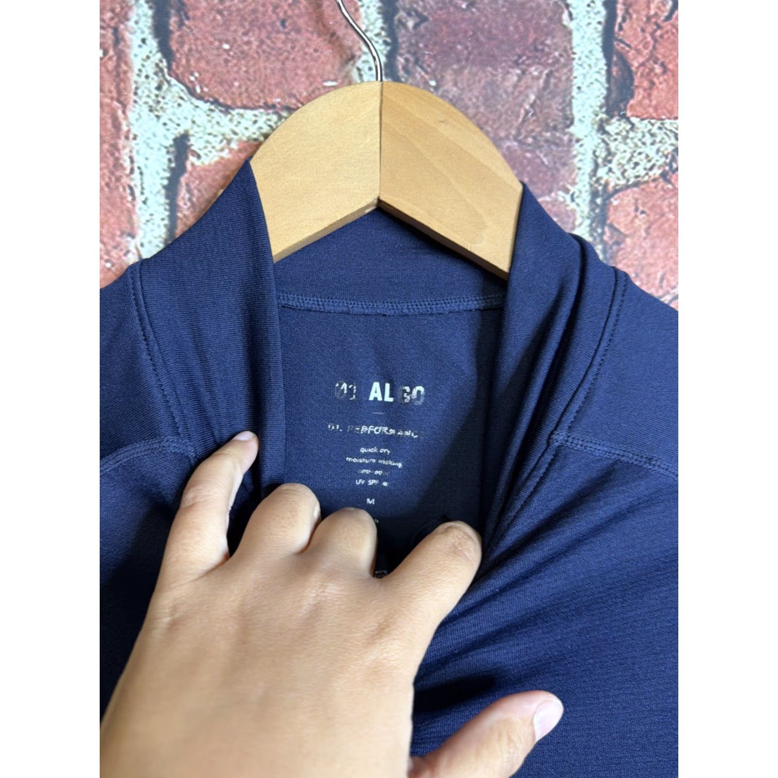 Vintage 01.Algo 1/4 Zip Pullover Jacket Men Medium Blue Activewear Shirt Jackets Size US L / EU 52-54 / 3 - 2 Thumbnail