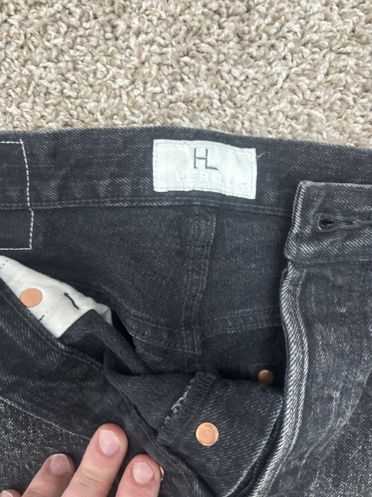 Herill Herill Black Denim Size US 30 / EU 46 - 3 Thumbnail