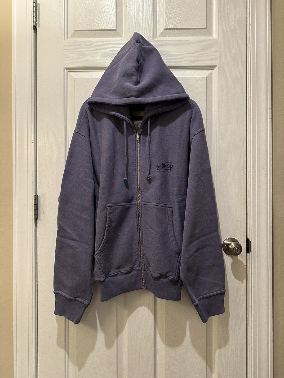 Stussy Stussy Modern Age Pig Dyed Zip Hoodie Size US XXL / EU 58 / 5 - 1 Thumbnail