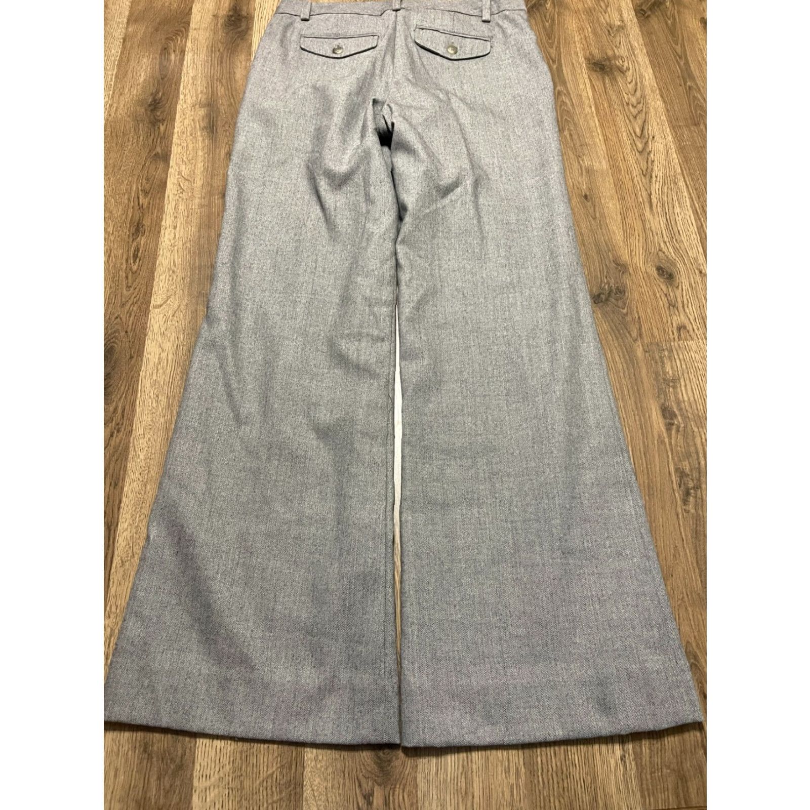 Gap Gap Pants Women's Size 4 Gray Dress Pants Bootcut Wool Blend Regular Inseam 31.5 in Adult Womens Size 27" / US 4 / IT 40 - 2 Thumbnail