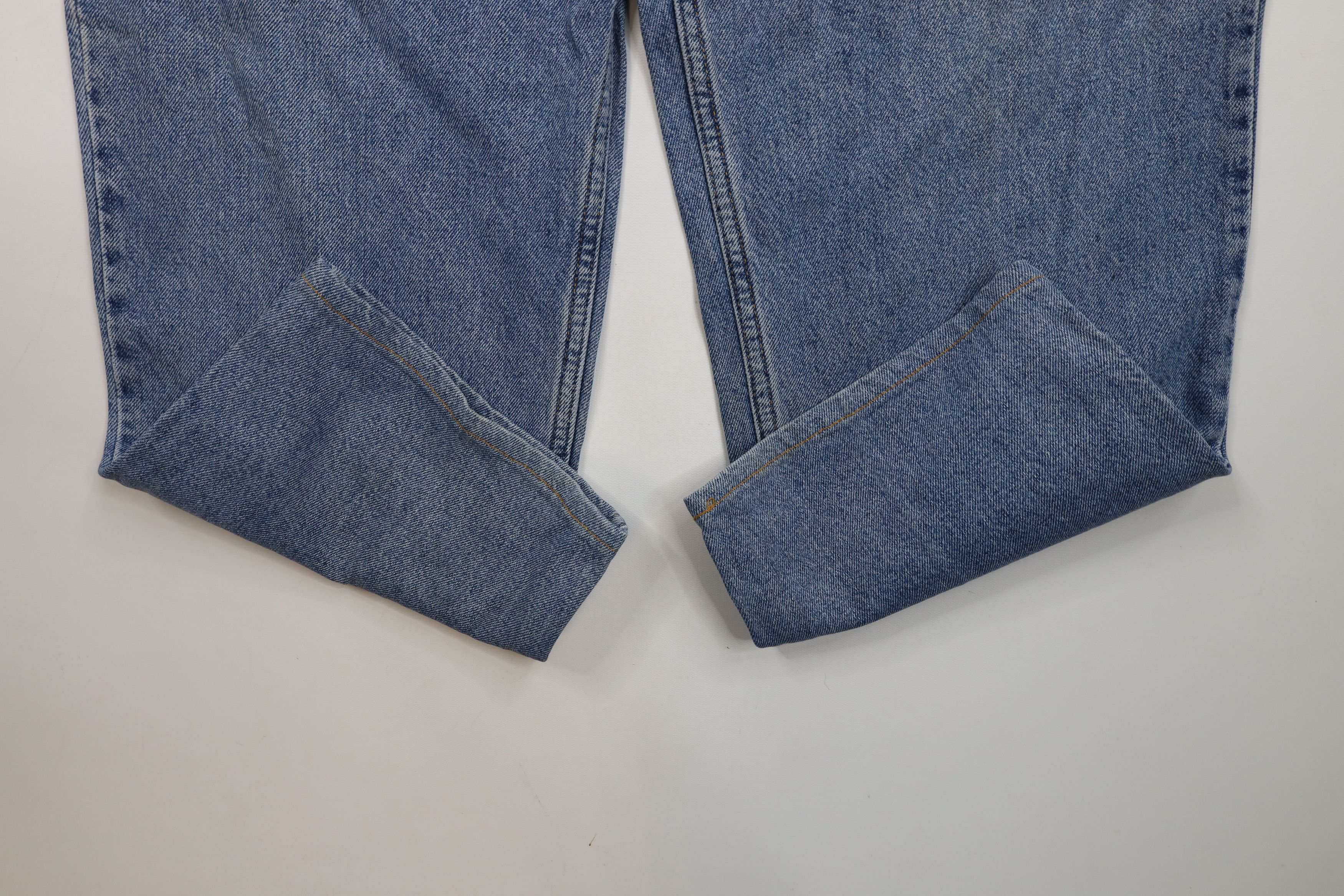 Tommy Hilfiger × Vintage Vintage 90s Tommy Hilfiger Baggy Wide Leg Denim Jeans Blue Size US 38 / EU 54 - 5 Thumbnail