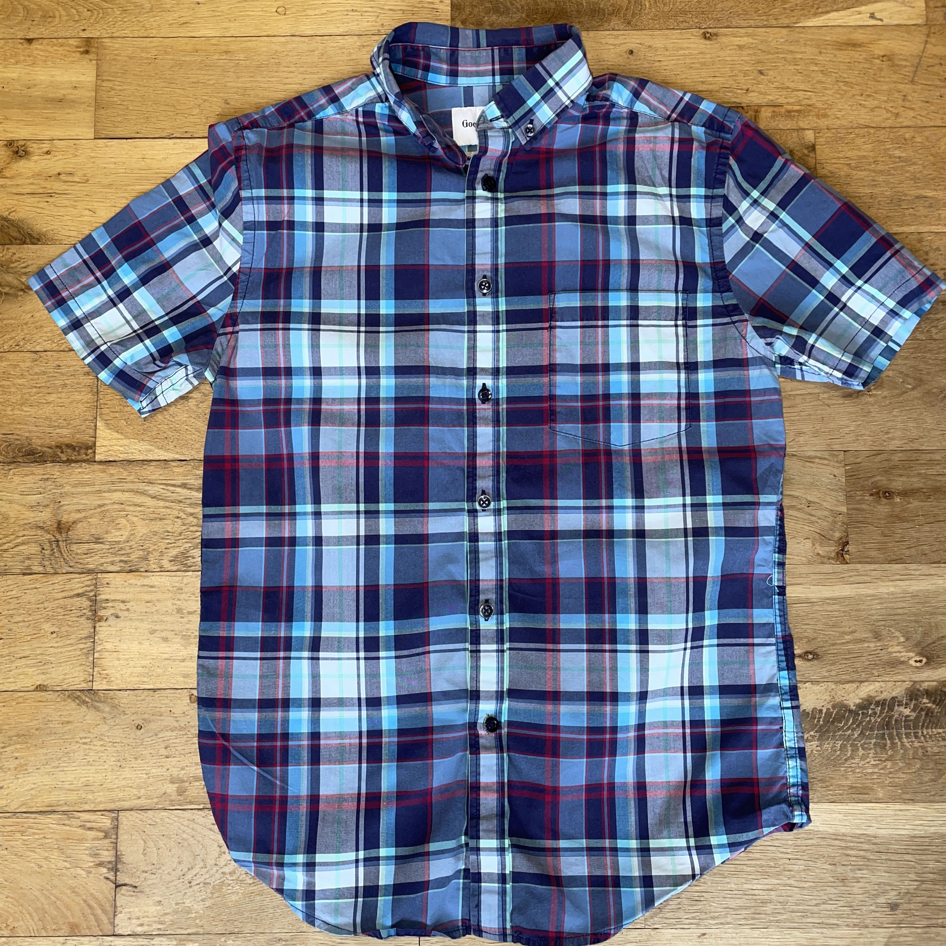 Vintage Goodfellow Men's Standard Fir Check Shirt Size S Size US S / EU 44-46 / 1 - 1 Thumbnail