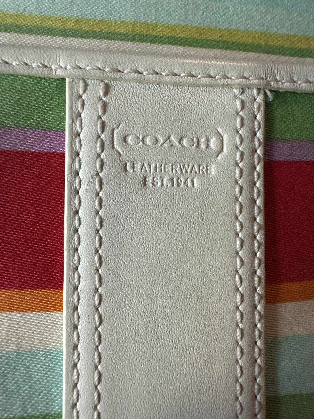 Coach Y2K Vintage Coach Striped Swingpack Crossbody Size ONE SIZE - 3 Thumbnail