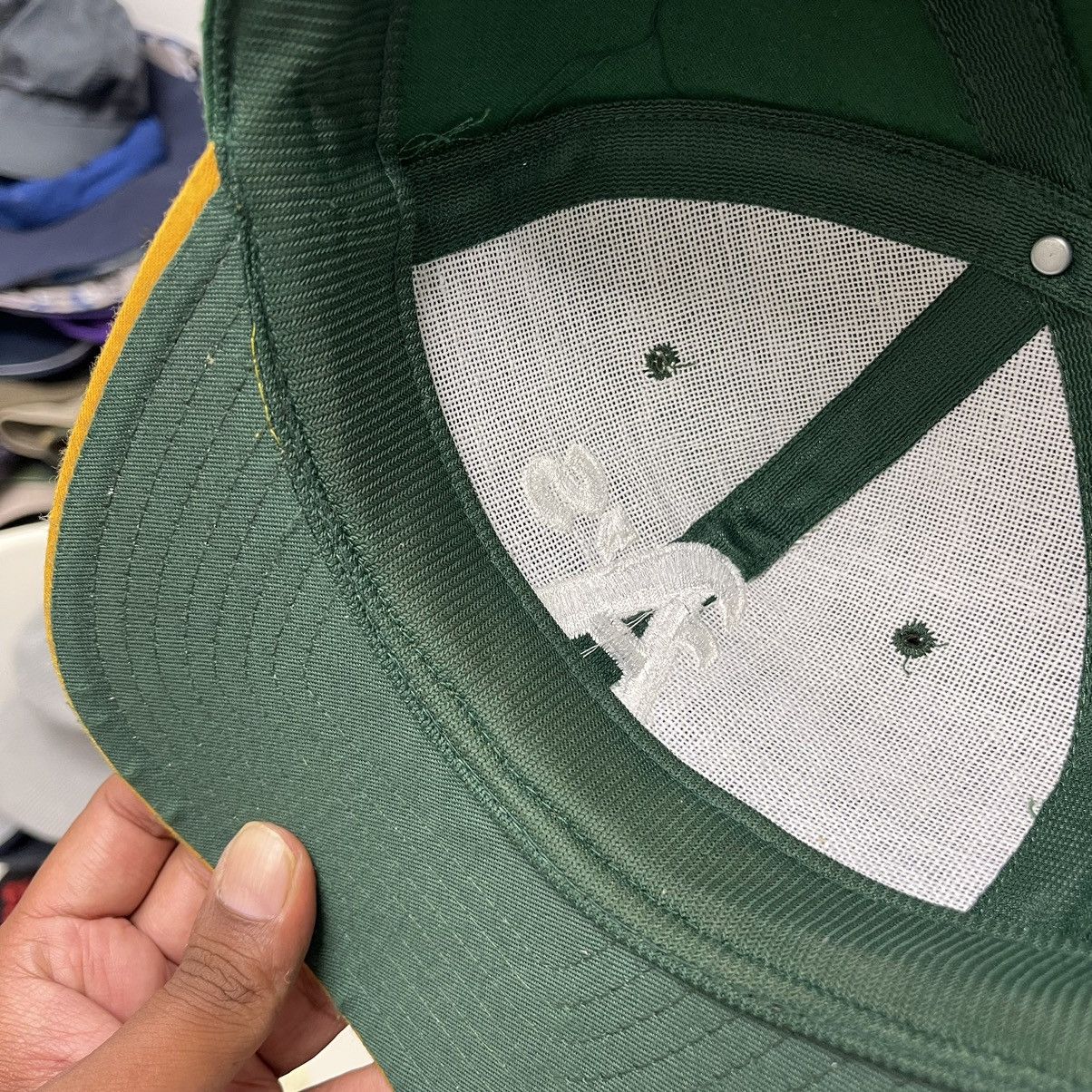 MLB 🔥NEED SOLD ASAP🔥vintage Oakland athletic snapback hat Size ONE SIZE - 11 Thumbnail
