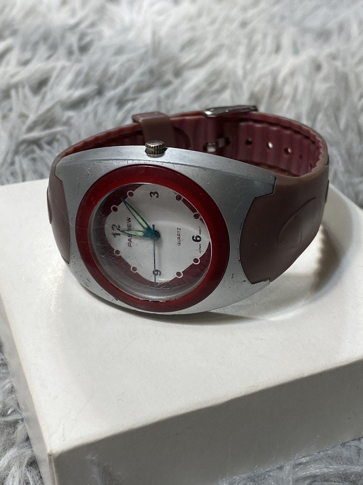 Vintage Retro PASNEW Sports Watch - Japanese Brand Size ONE SIZE - 3 Thumbnail
