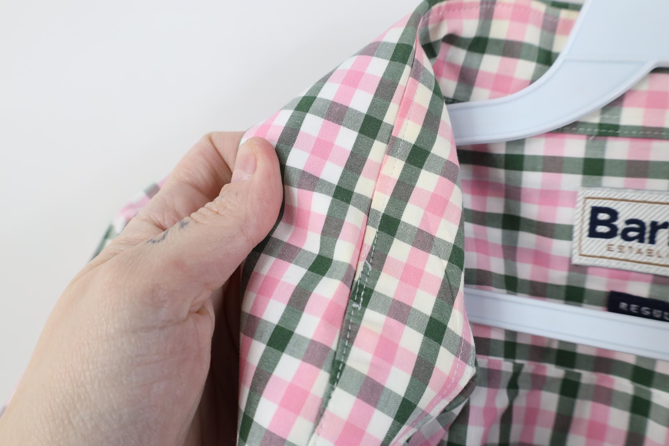 Barbour Barbour Spell Out Collared Button Down Shirt Plaid Cotton Size US XXL / EU 58 / 5 - 6 Thumbnail