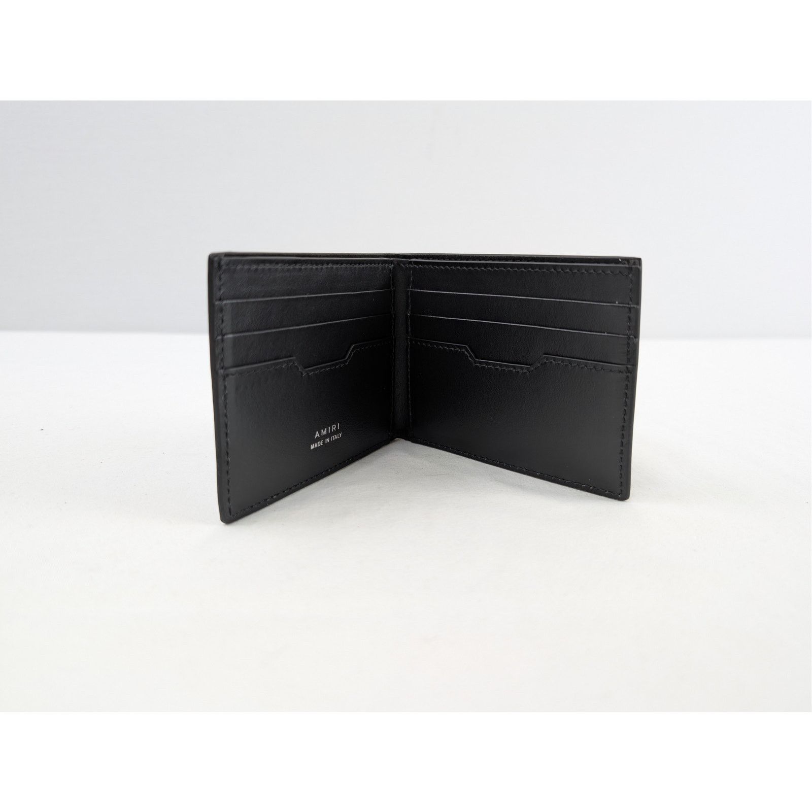 Amiri o1rshd1 Size: OS / Nappa Amiri Bifold Wallet in Black Size ONE SIZE - 5 Thumbnail