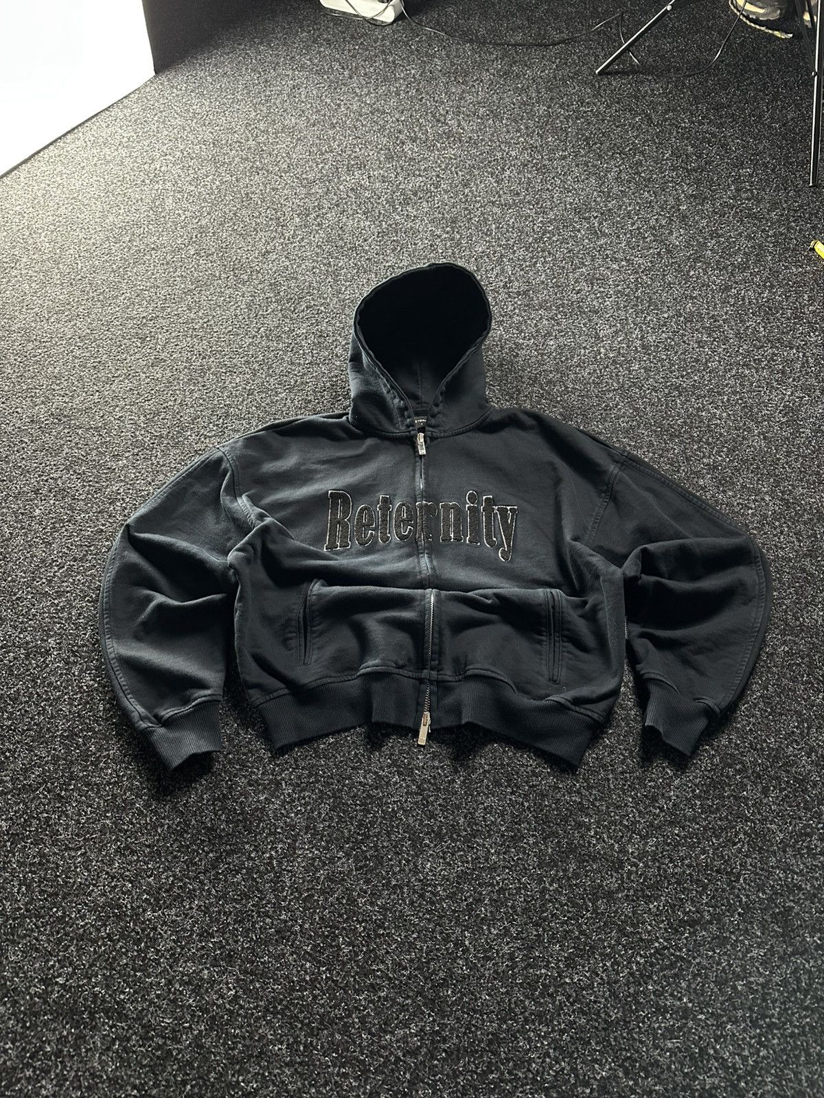Other 🚨 RARE RETERNITY BIG TEDDY LOGO BOXY HOODIE Y2k sk8 Size US S / EU 44-46 / 1 - 1 Thumbnail