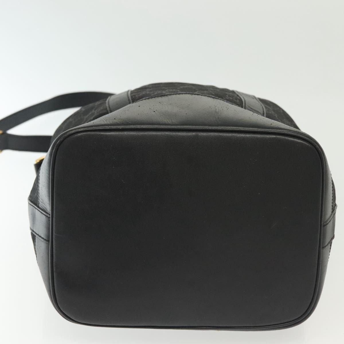 Gucci GUCCI GG Canvas Shoulder Bag Black Gold Size ONE SIZE - 9 Thumbnail