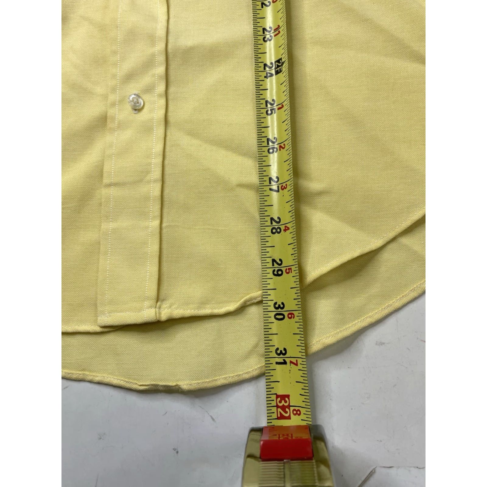 Brooks Brothers VINTAGE Brooks Brothers Dress Shirt Men 15 32 Yellow Long Sleeve Button-Down Collar USA Size US M / EU 48-50 / 2 - 5 Thumbnail