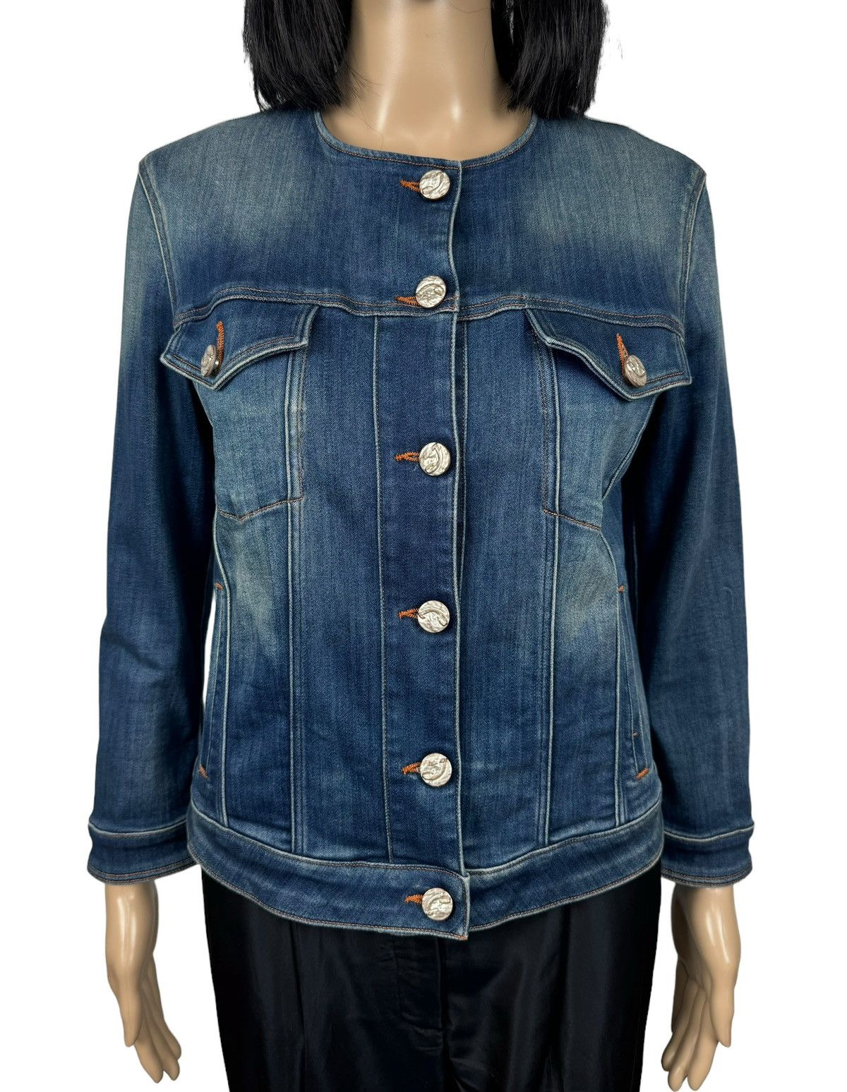 Jacob Cohen Jacob Cohen Denim Jacket Womens size L Size L / US 10 / IT 46 - 3 Thumbnail