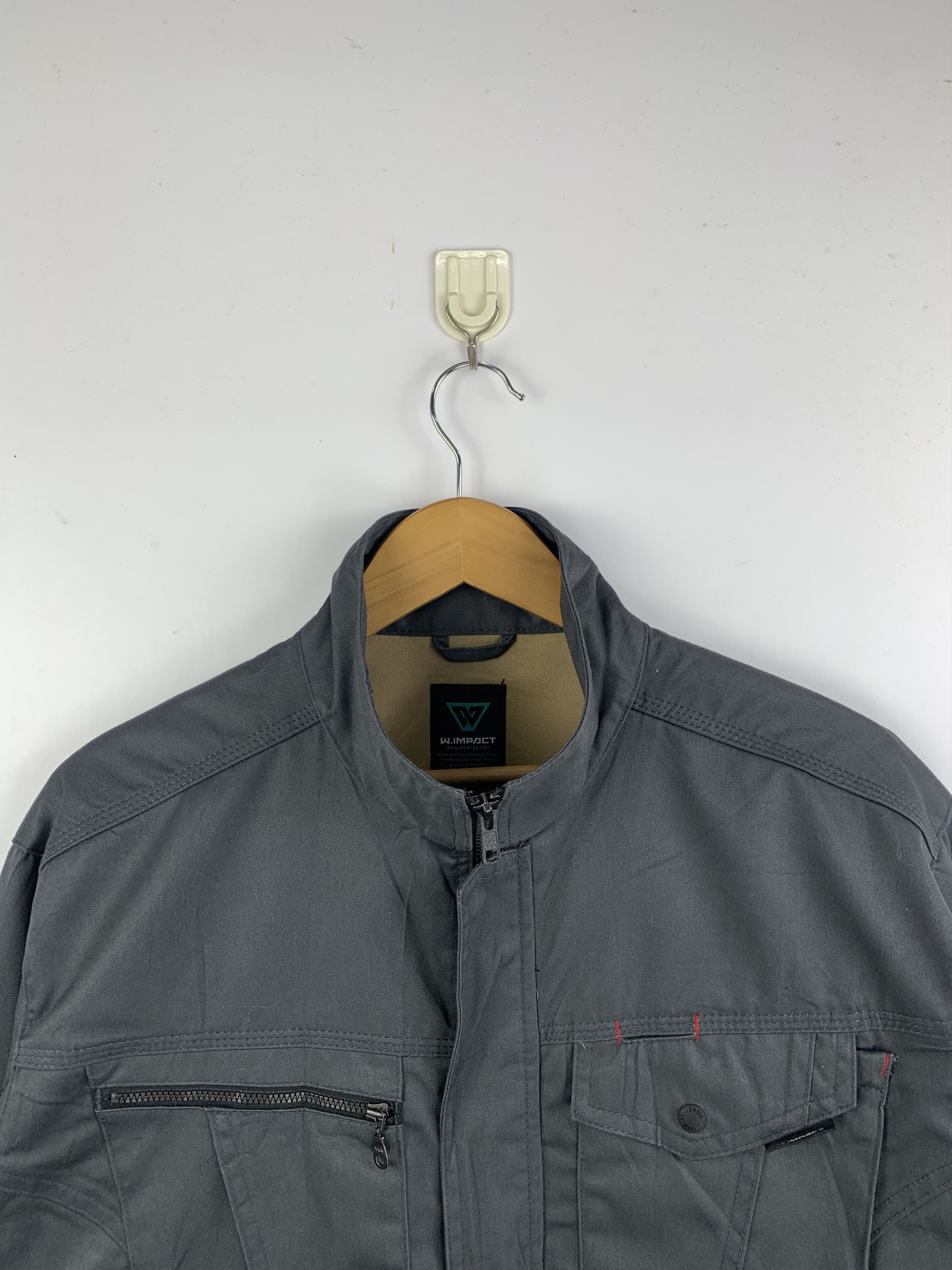 Japanese Brand Vintage Japanese Brand Worker Denim Jacket J1611 Size US XXL / EU 58 / 5 - 2 Thumbnail