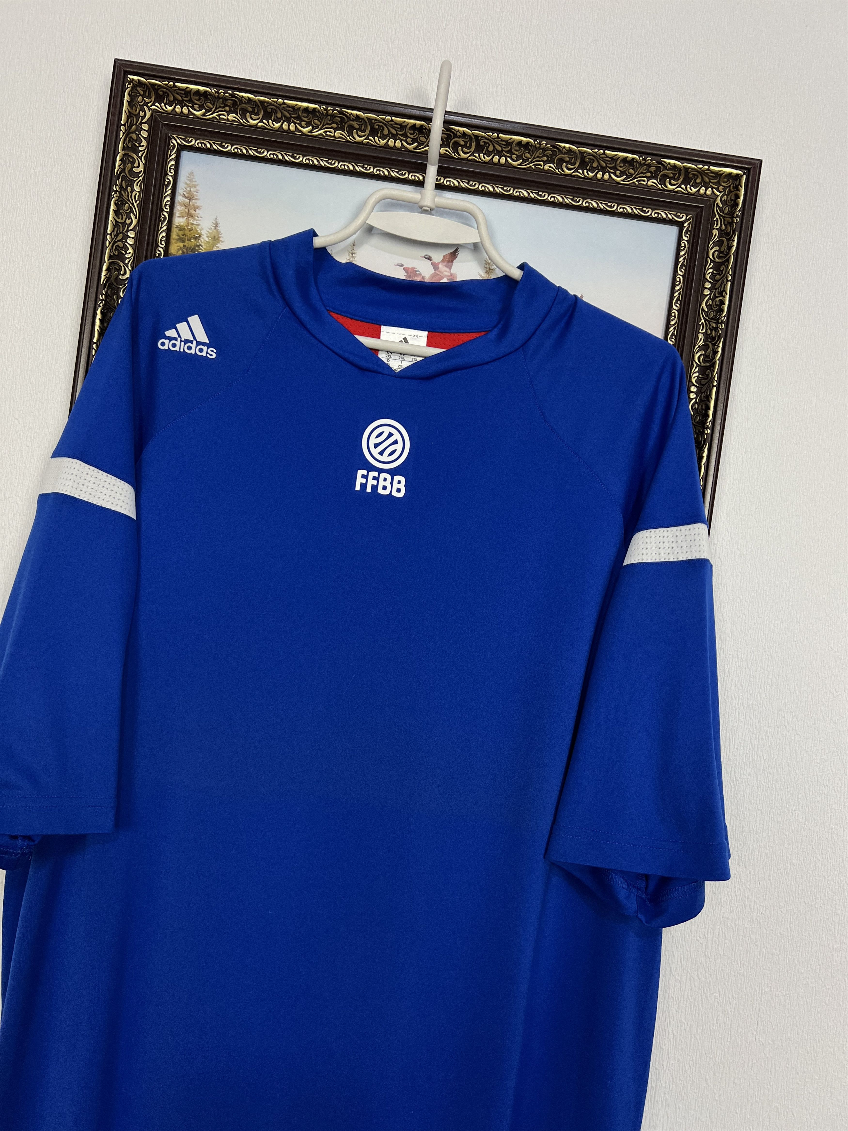 Adidas France Jersey Basketball National Team Trikot Shirt Rare Size US XXL / EU 58 / 5 - 3 Thumbnail