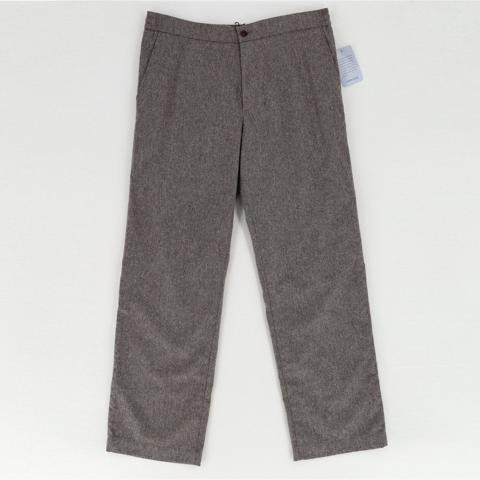Ted Baker Ted Baker Men's Tan Wool Shuttle Leyden Fit Trousers 36R Size US 36 / EU 52 - 8 Thumbnail
