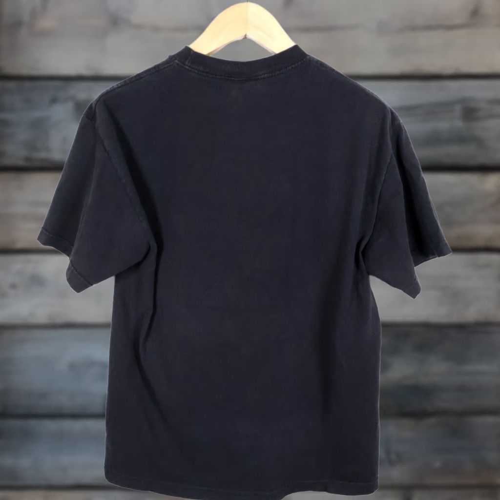 Vintage Famous Stars & Straps T-Shirt Mens Large Ben Franklin VTG Black Graphic Print Crew Neck 2000s Retro Short Sleeve Cotton Jersey Size US S / EU 44-46 / 1 - 1 Thumbnail
