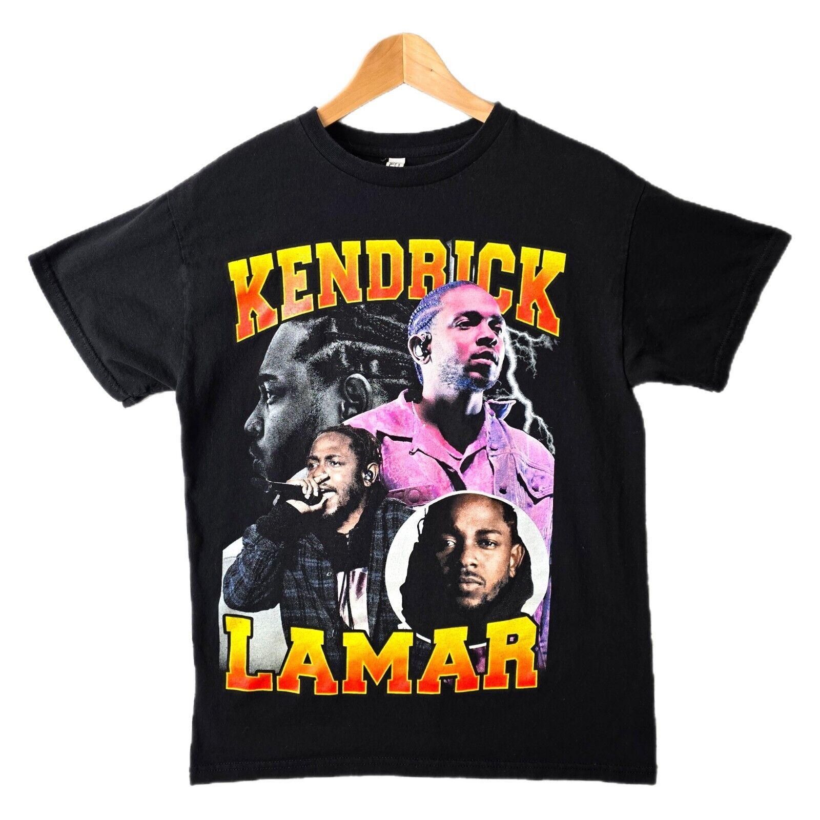Rap Tees Kendrick Lamar Shirt Medium Black Graphic Hip Hop Size US M / EU 48-50 / 2 - 1 Thumbnail