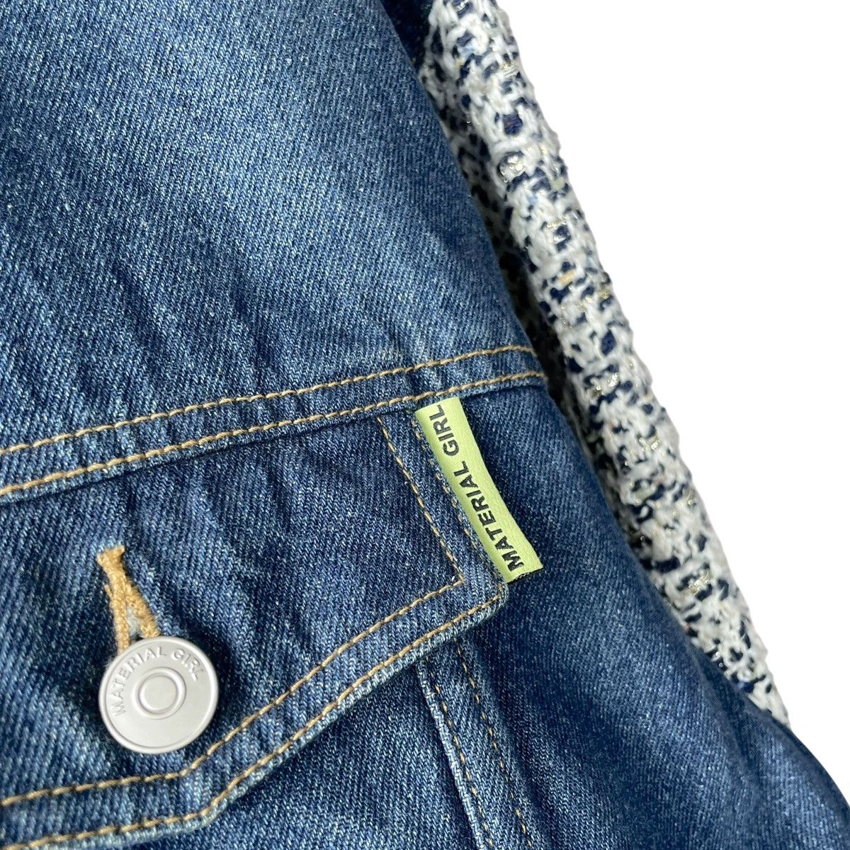 Vintage Material Girl By Madonna Oversize WMN Denim Trucker Jacket Size M / US 6-8 / IT 42-44 - 6 Thumbnail