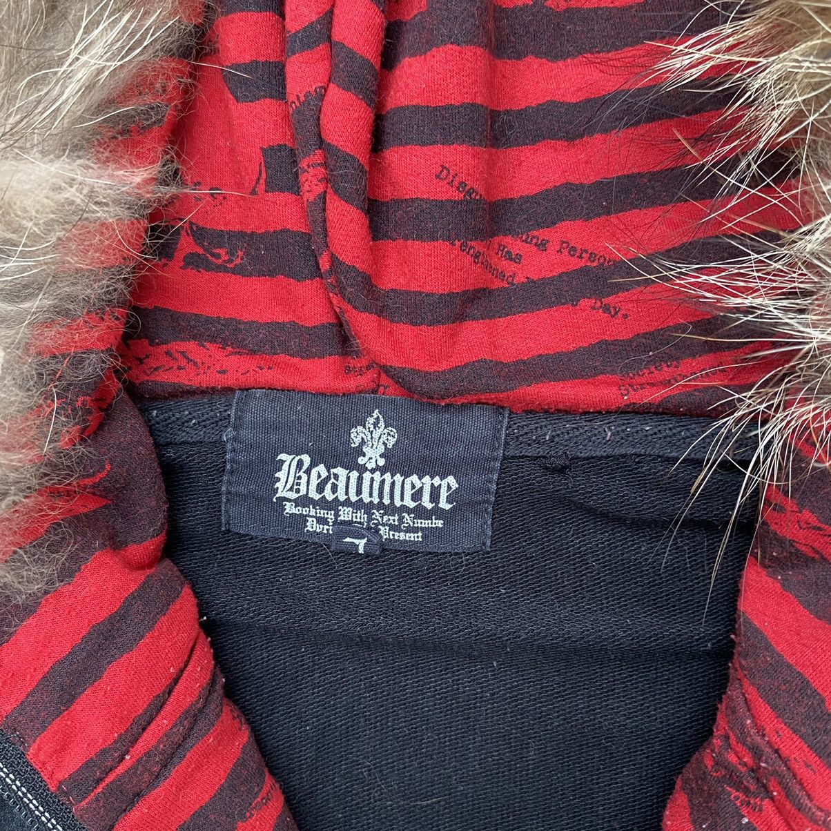 If Six Was Nine × Japanese Brand × Le Grande Bleu (L.G.B.) Y2k poem style LGB zip fur hoodie Size US M / EU 48-50 / 2 - 4 Thumbnail