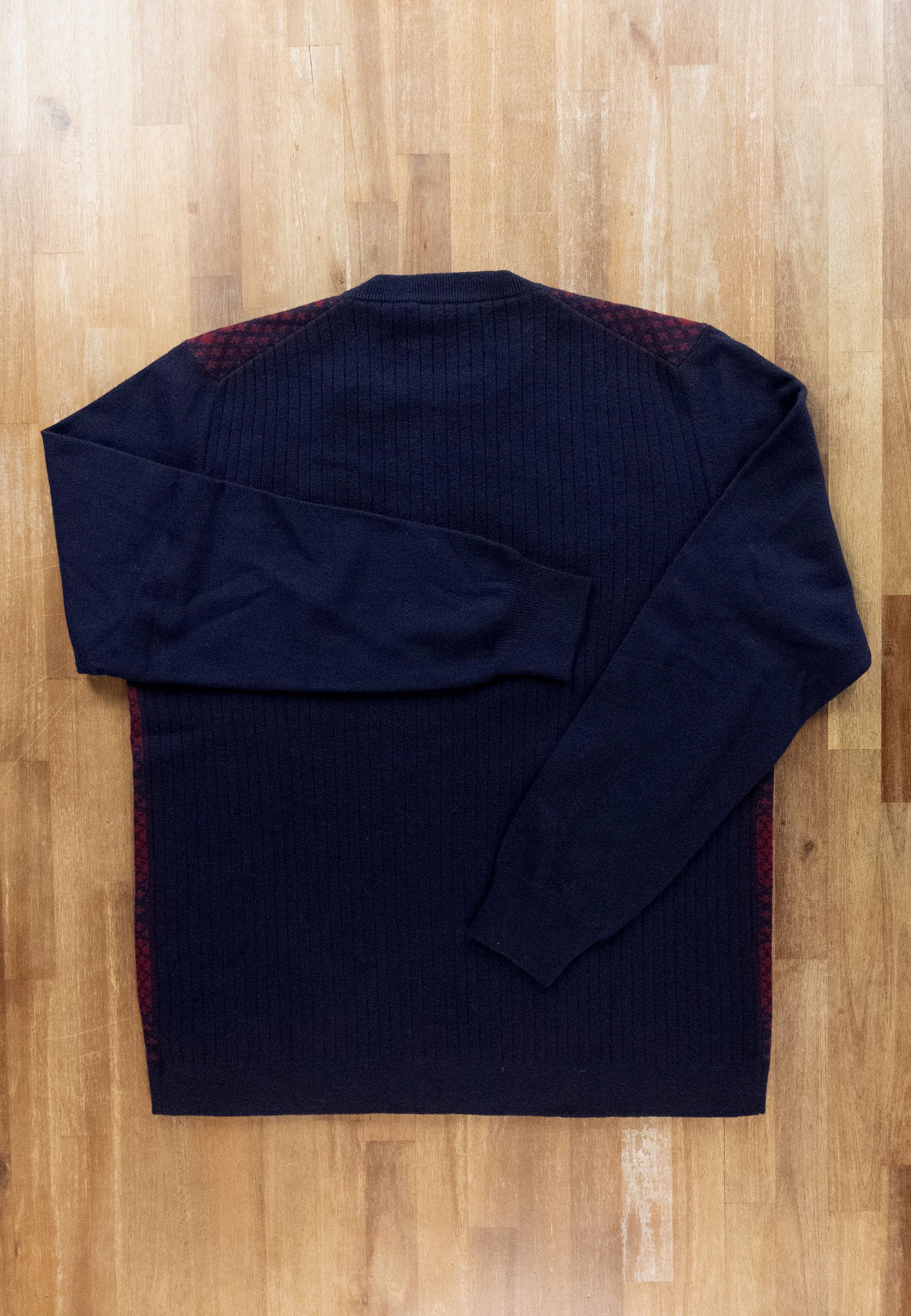 Zanone ZANONE navy blue crewneck wool sweater XXL / 54 IT q Size US XXL / EU 58 / 5 - 8 Thumbnail