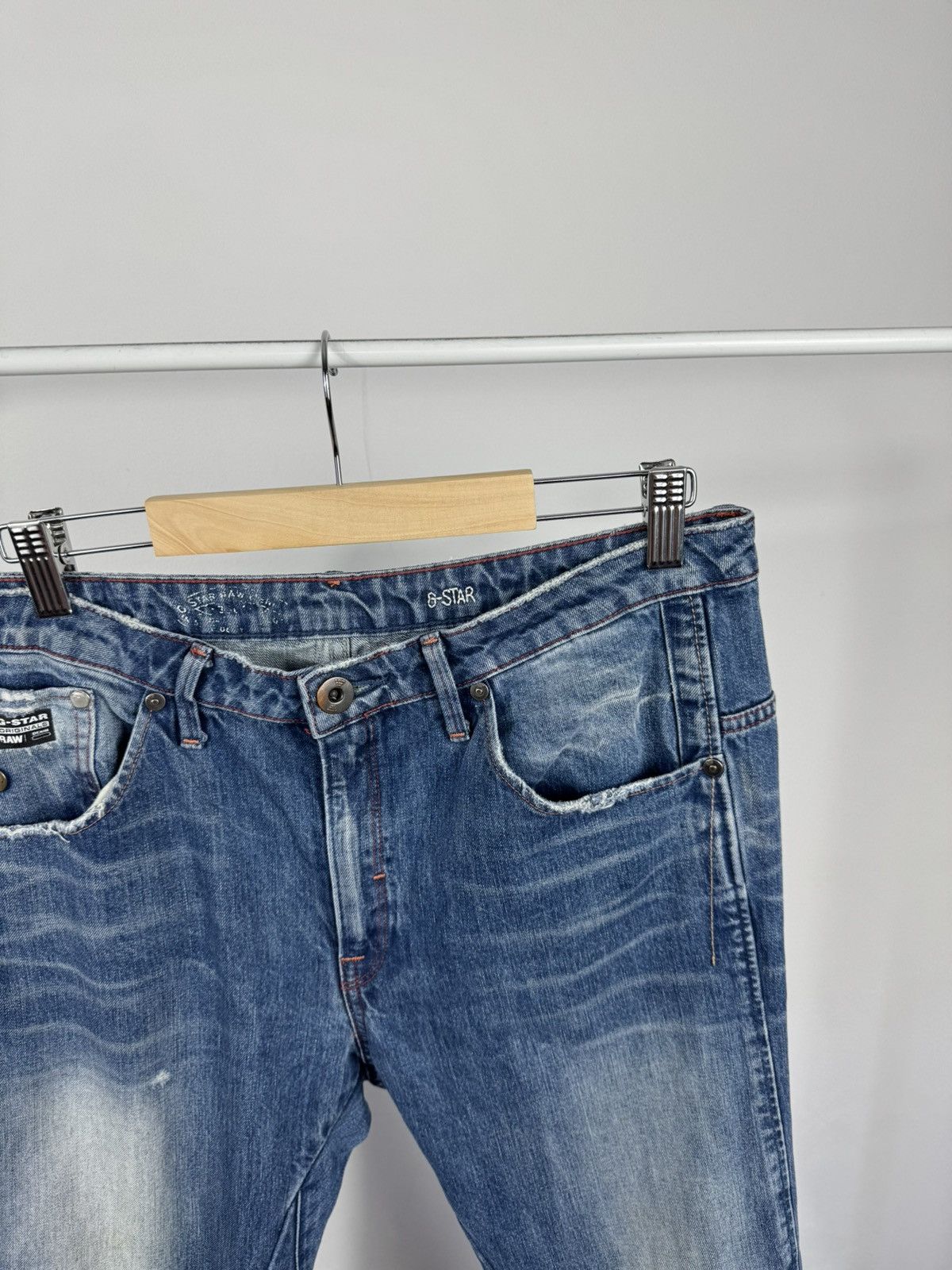 G-Star G-Star RAW Arc 3D Slim Jeans W29 L34 Faded Blue Denim Pants Size US 33 - 5 Thumbnail