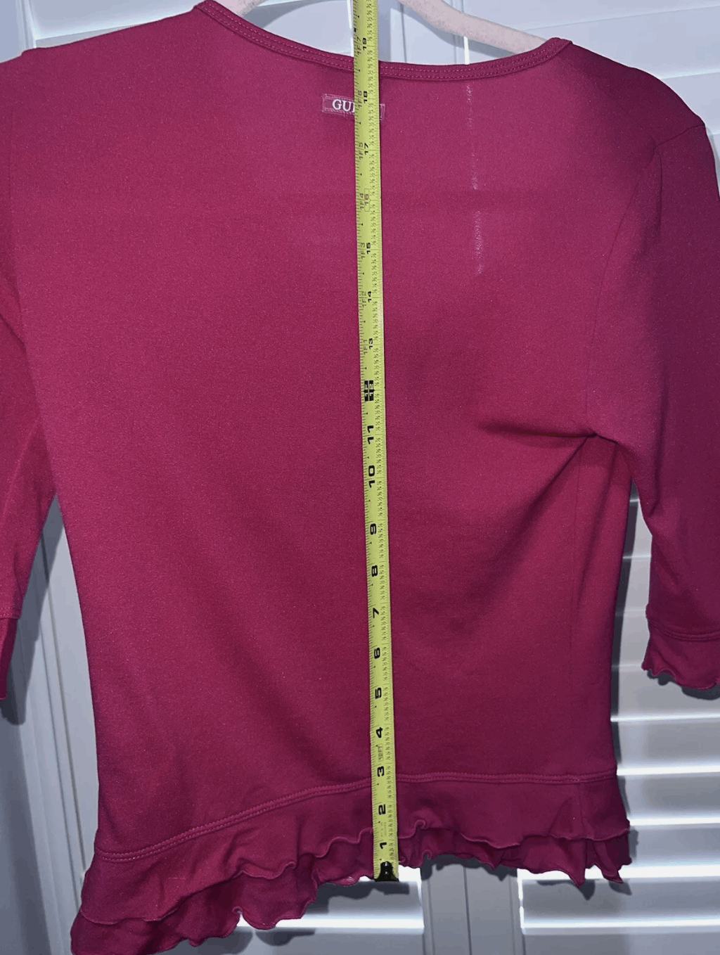 Guess Vintage Y2K Red Guess Top Size Small Size S / US 4 / IT 40 - 5 Thumbnail