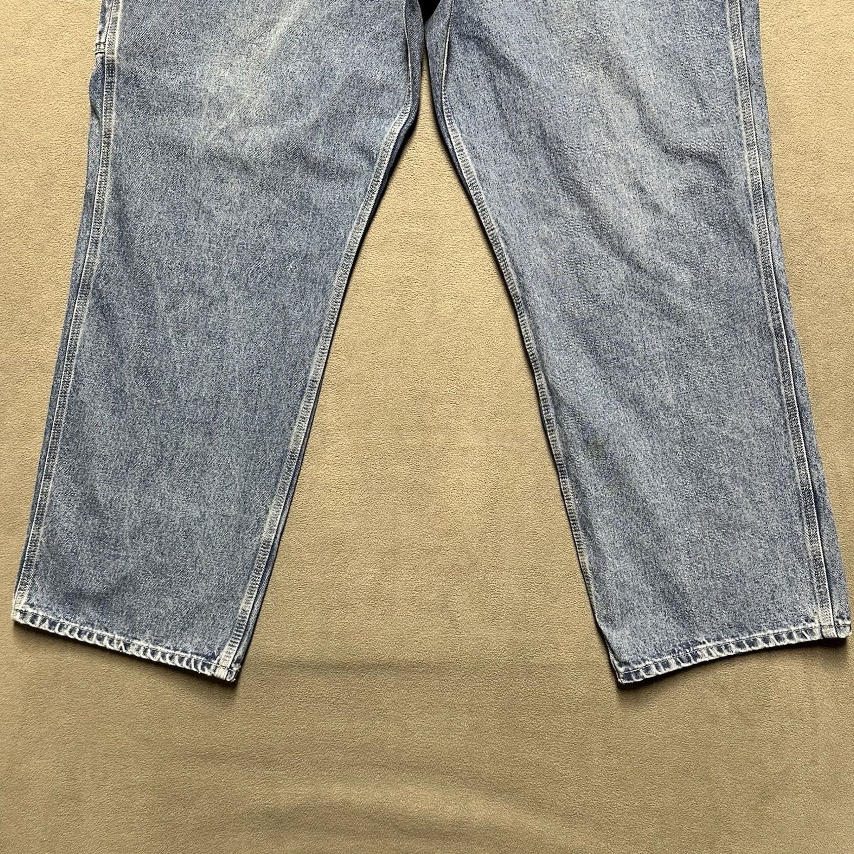 Polo Ralph Lauren VINTAGE Polo Ralph Lauren Jeans Mens 38x32 Carpenter Painter Pant Blue 90s Baggy Relaxed Fit Solid Denim Size US M / EU 48-50 / 2 - 5 Thumbnail