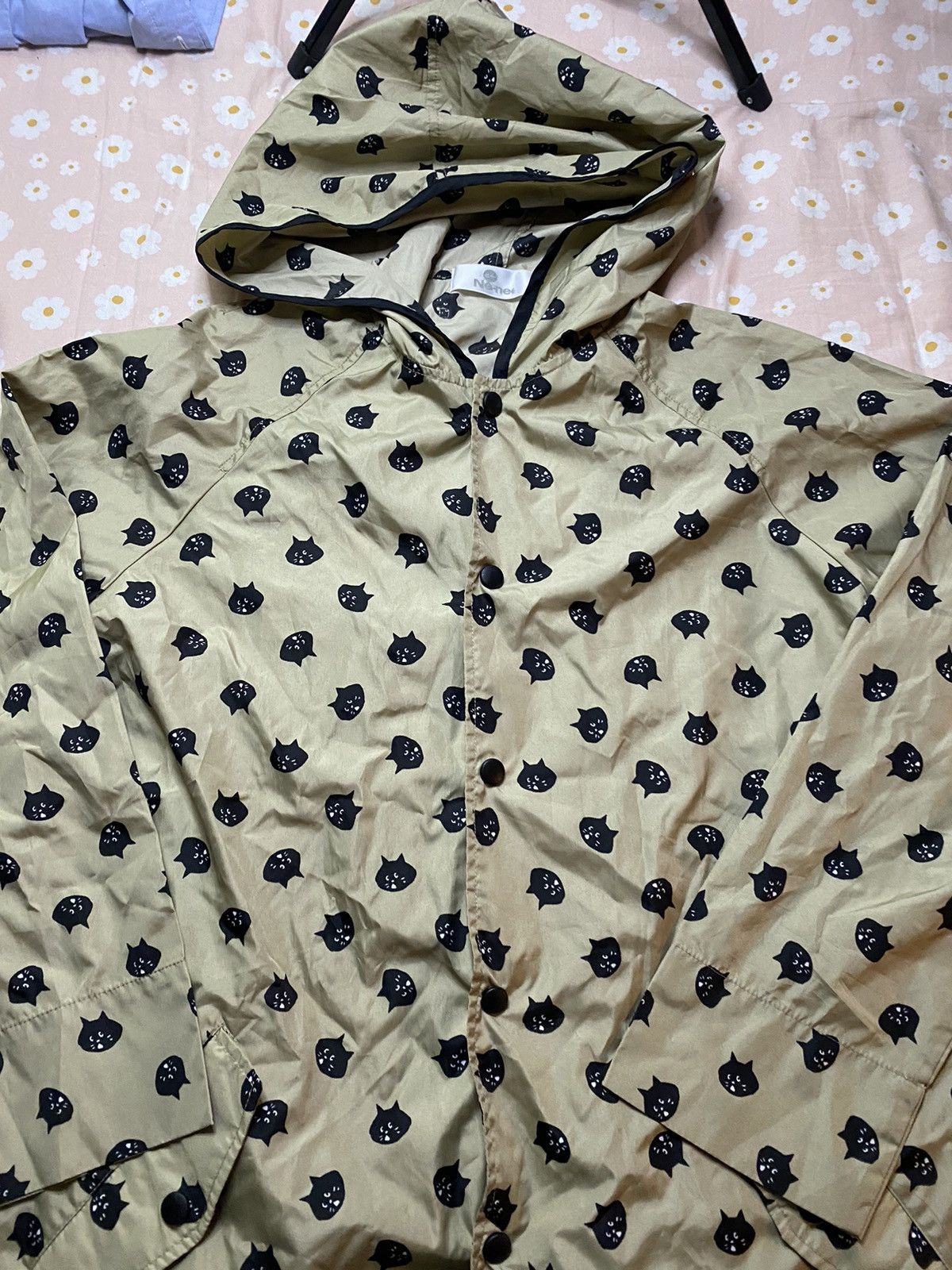 Issey Miyake × Ne-Net Ne-Net Cat Print Rain Coat Windbreaker Size US M / EU 48-50 / 2 - 3 Thumbnail