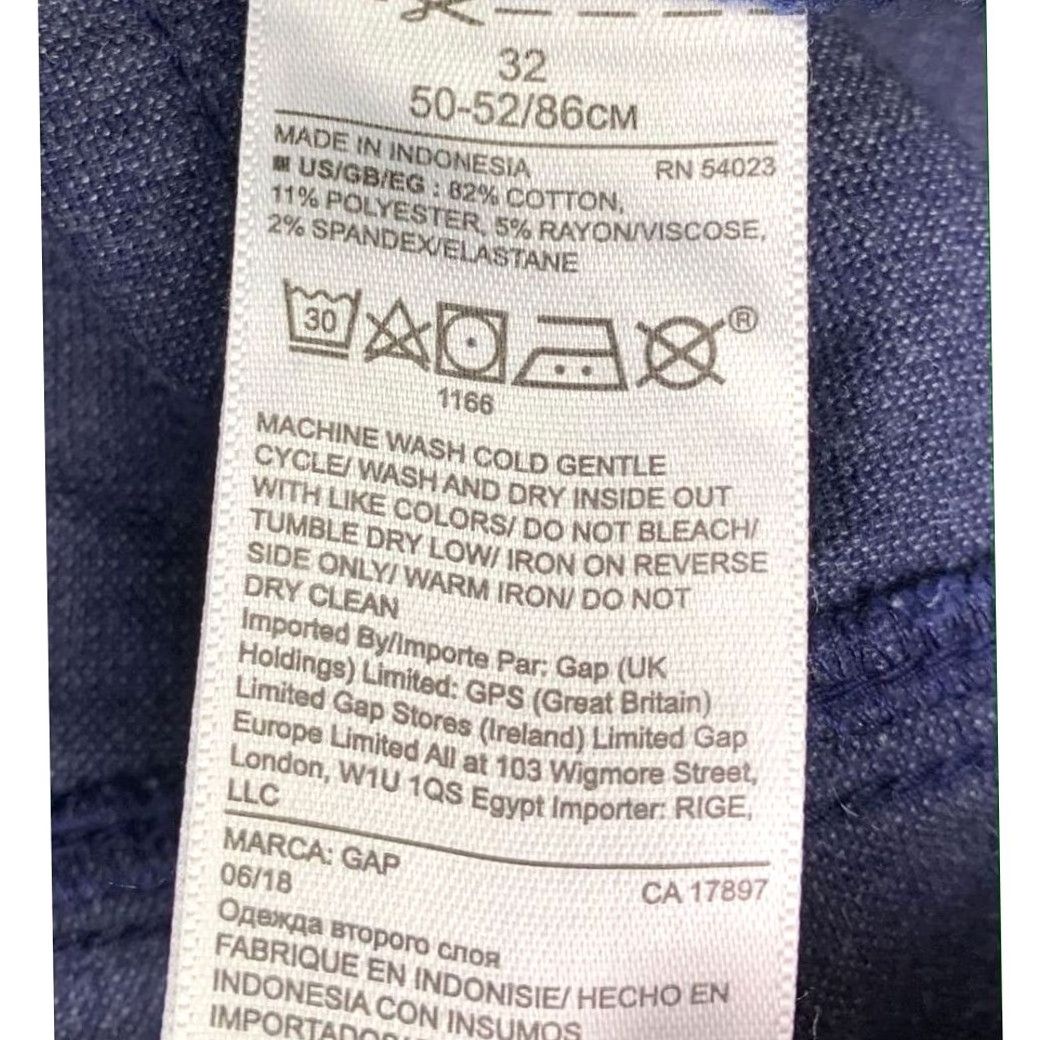 Gap Gap Jeans Womens 32 Blue High Rise True Skinny Ankle Denim Stretch Ladies NEW Women Jeans Slim Rise 10.5in+ 100% Cotton Size 24" / US 00 / IT 34 - 7 Thumbnail