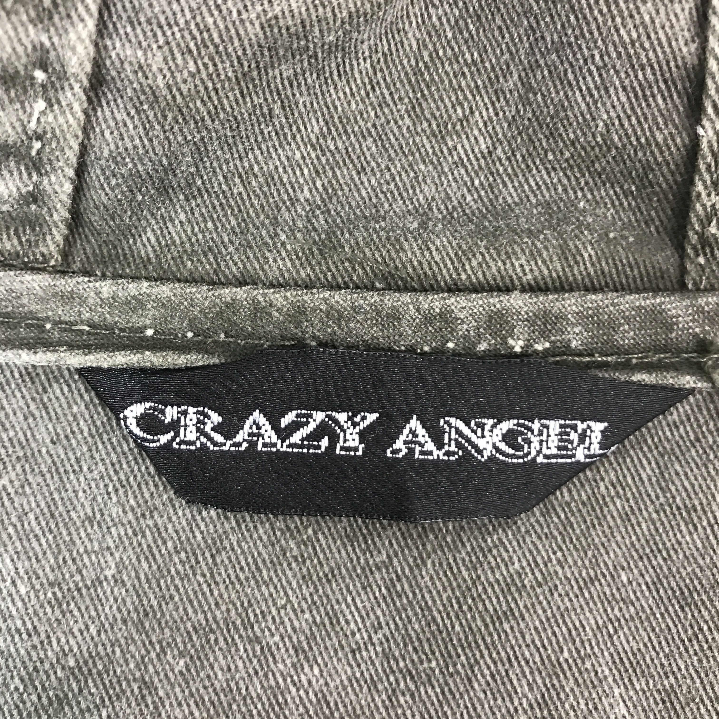 If Six Was Nine × Japanese Brand × Le Grande Bleu (L.G.B.) CRAZY ANGEL BLACK FADED STYLR HOODIES JACKET Size US L / EU 52-54 / 3 - 10 Thumbnail
