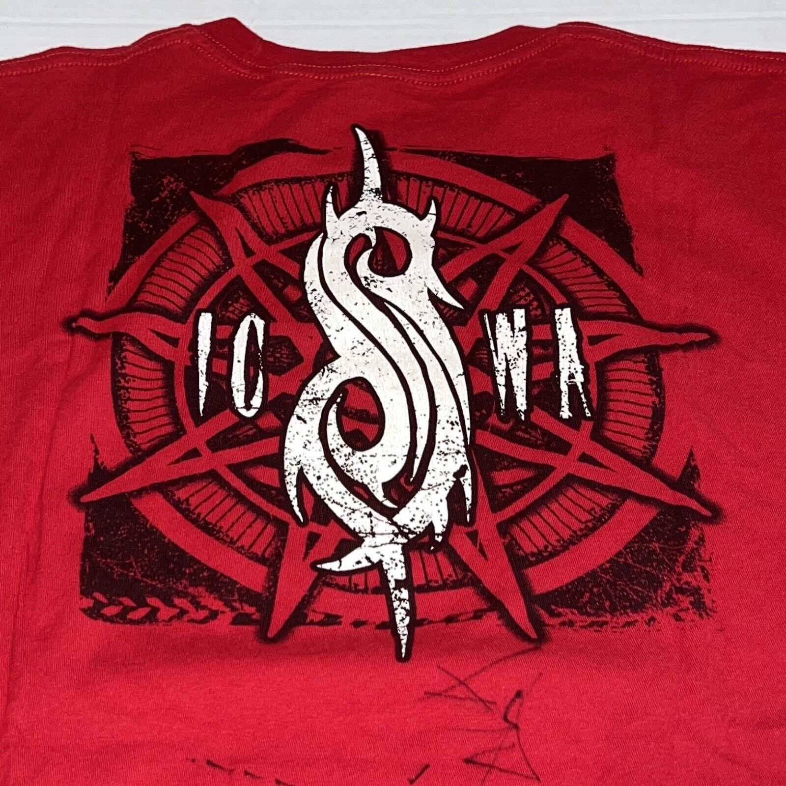 Slipknot SLIPKNOT Autographed Signed Shirt Mens 2XL IOWA DEVIL GOAT Size US XXL / EU 58 / 5 - 4 Thumbnail