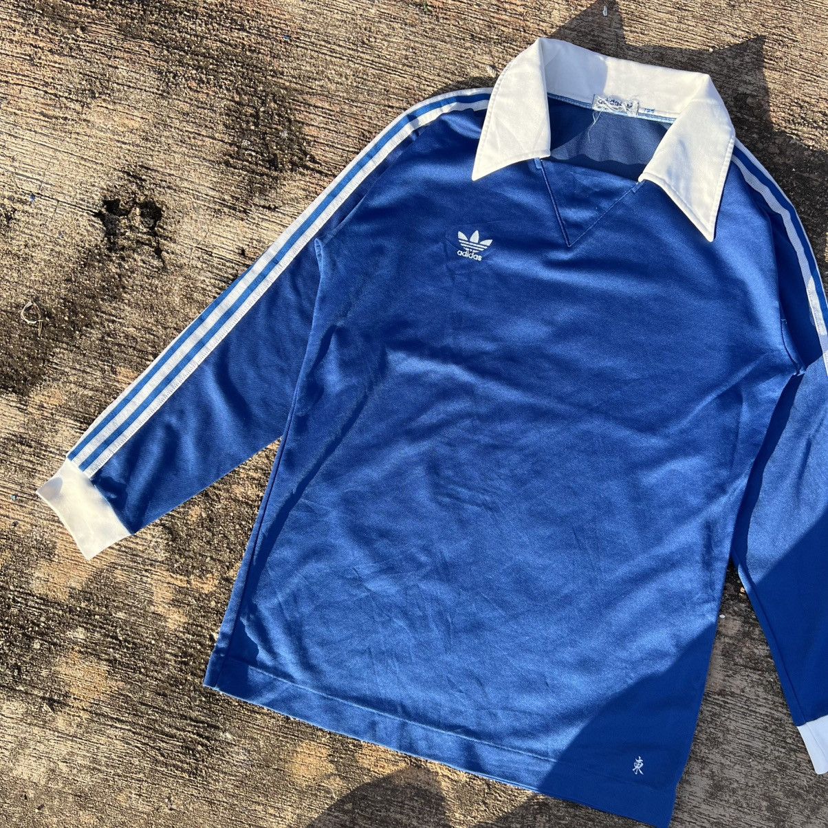Adidas × Vintage Vintage Adidas Shape collar Long TShirt Size US M / EU 48-50 / 2 - 4 Thumbnail