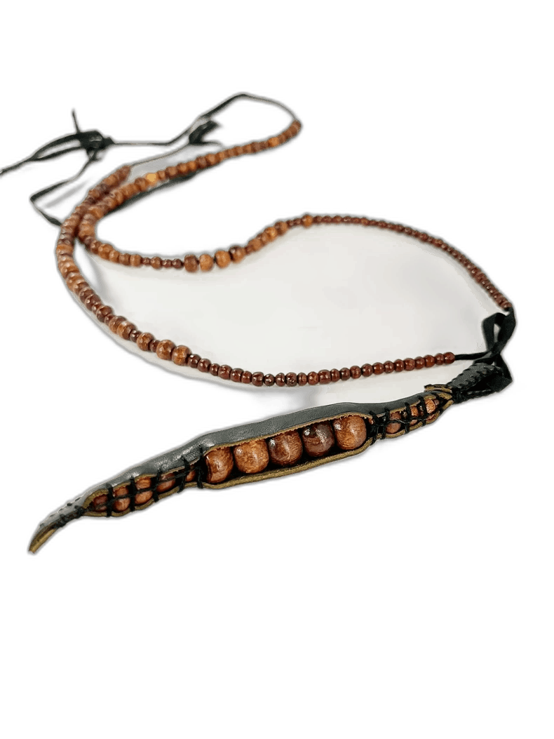 Ann Demeulemeester Ann Demeulemeester Wooden Pea Necklace 2009 Size ONE SIZE - 1 Thumbnail