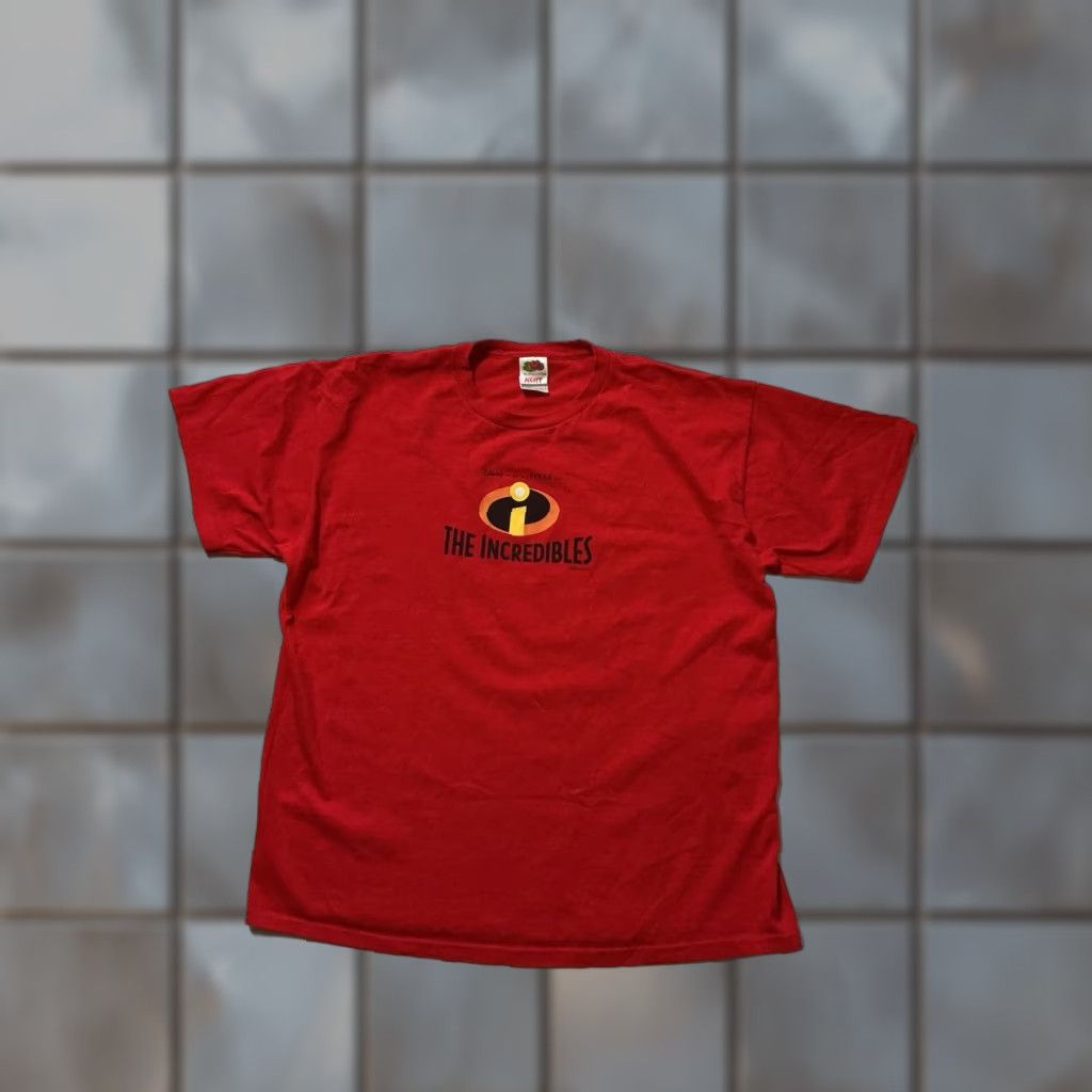 Fruit Of The Loom VINTAGE 2004 Y2K Disney Pixar The Incredibles Movie Film Red Graphic T-Shirt XL Mens Bedrock? Size US XL / EU 56 / 4 - 1 Thumbnail