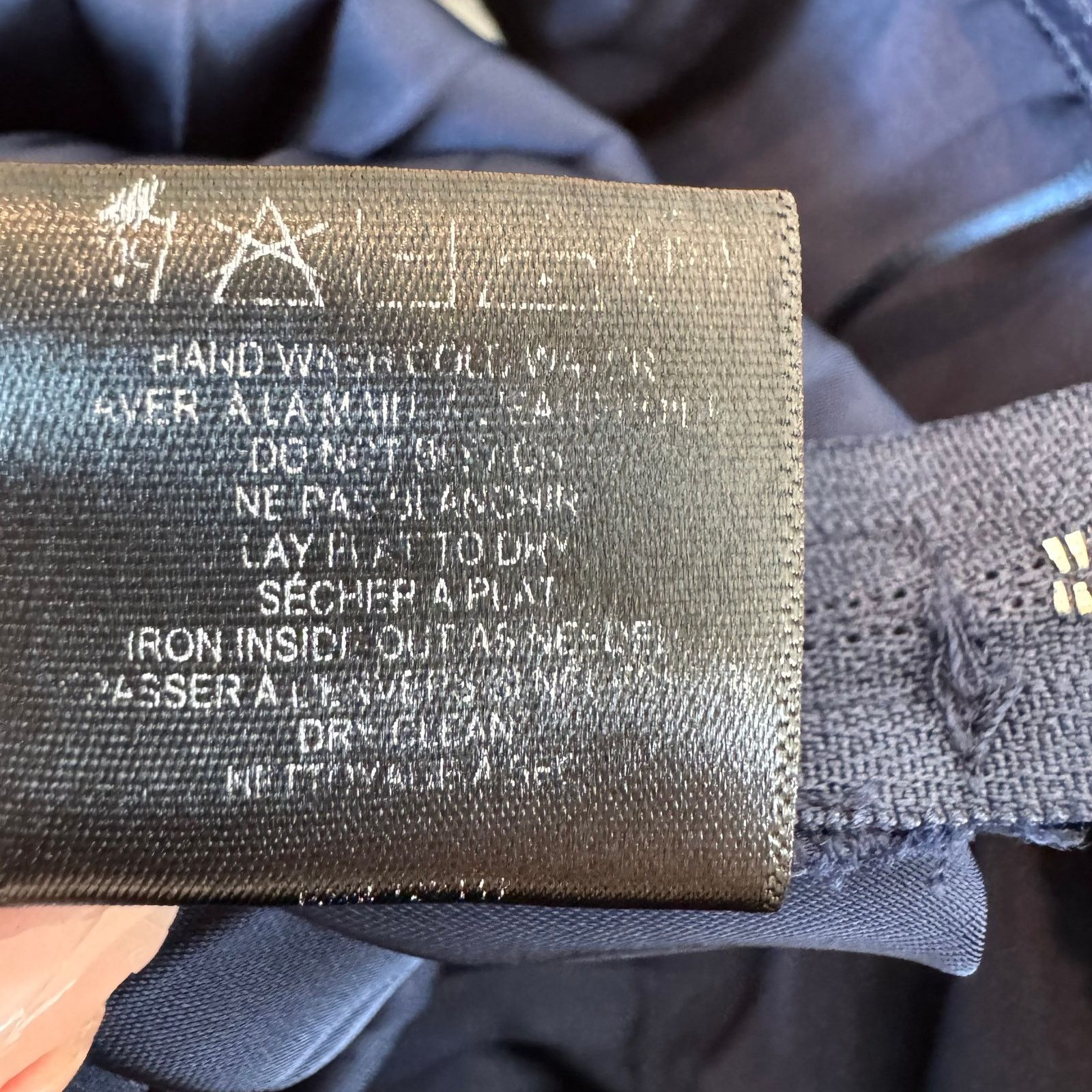 Other One 33 Social Navy Pleated Cocktail Formal Pantsuit Size 28" / US 6 / IT 42 - 11 Thumbnail