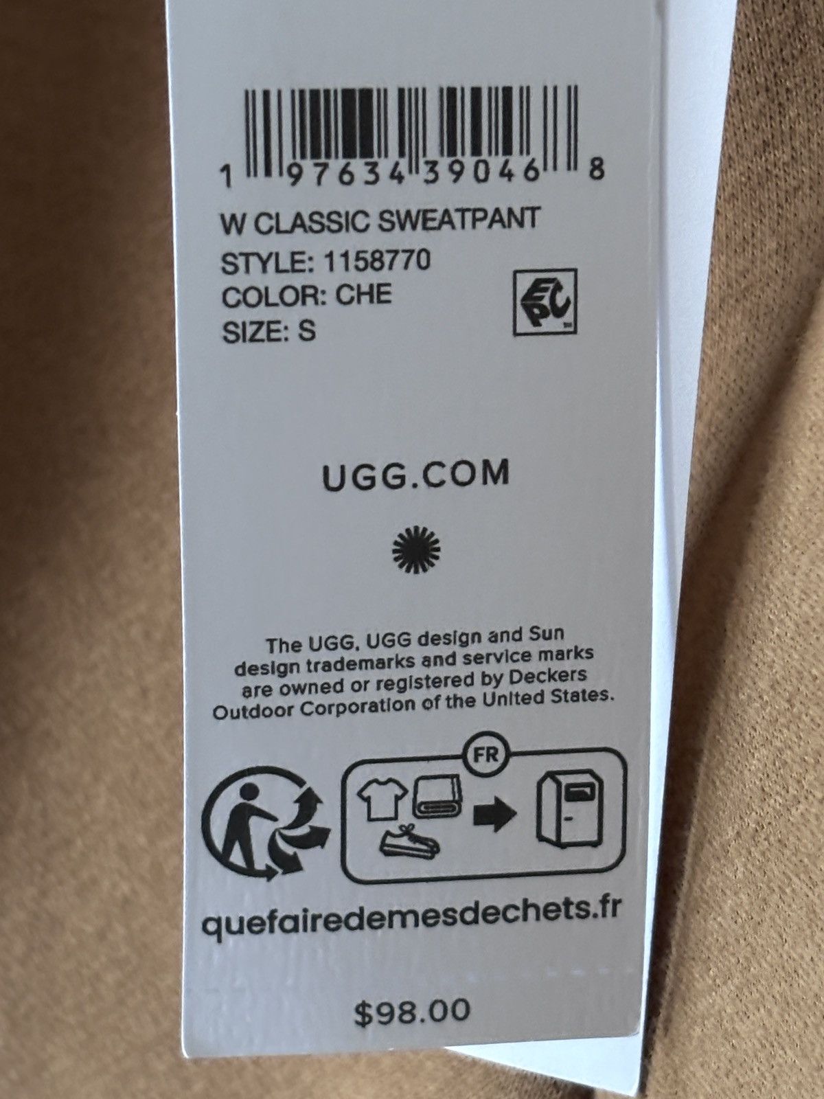 Ugg UGG Warm Chestnut Jogger Sweatpants Size US 30 / EU 46 - 6 Thumbnail