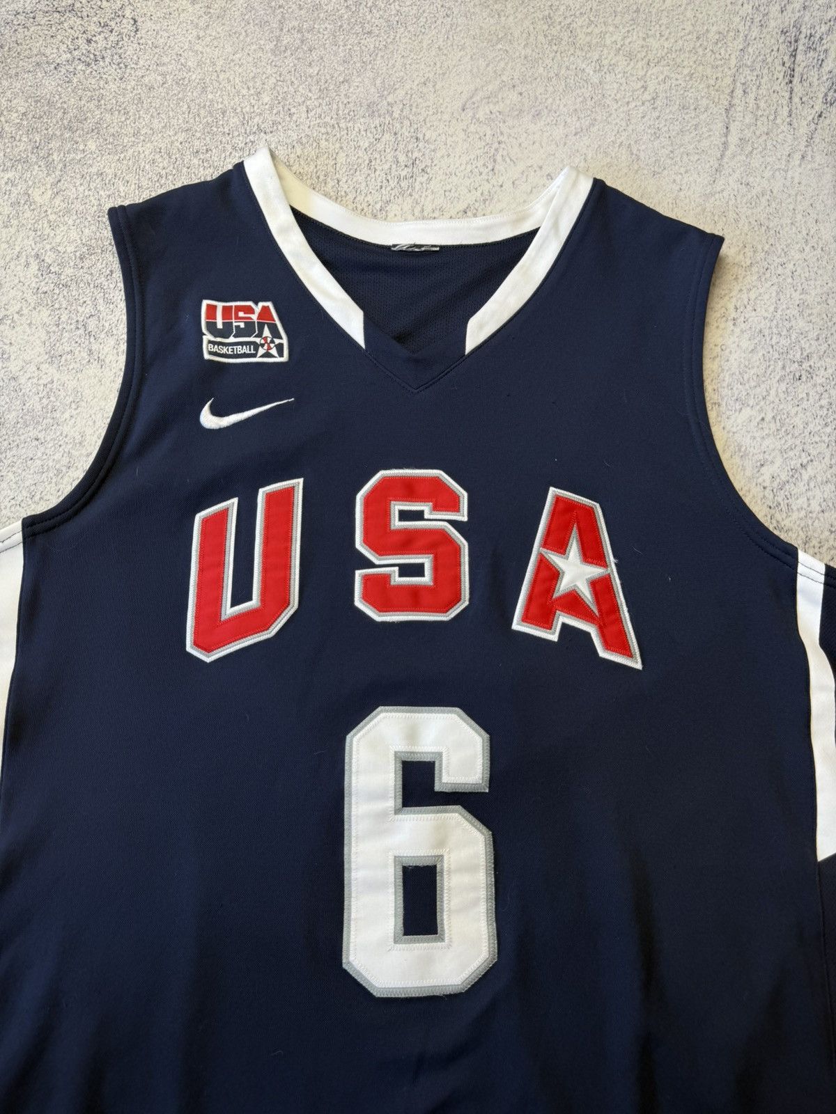 NBA Vintage Y2K Lebron James Team USA NBA Olympics Jersey L Size US L / EU 52-54 / 3 - 5 Thumbnail