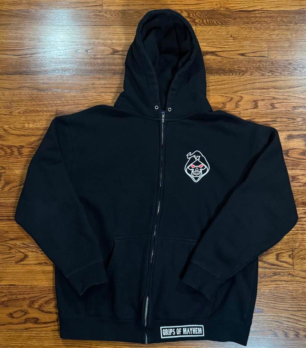 Other Sons Of Anarchy Grips Of Mayhem "First IV" Charcoal Hoodie M Size US M / EU 48-50 / 2 - 2 Thumbnail
