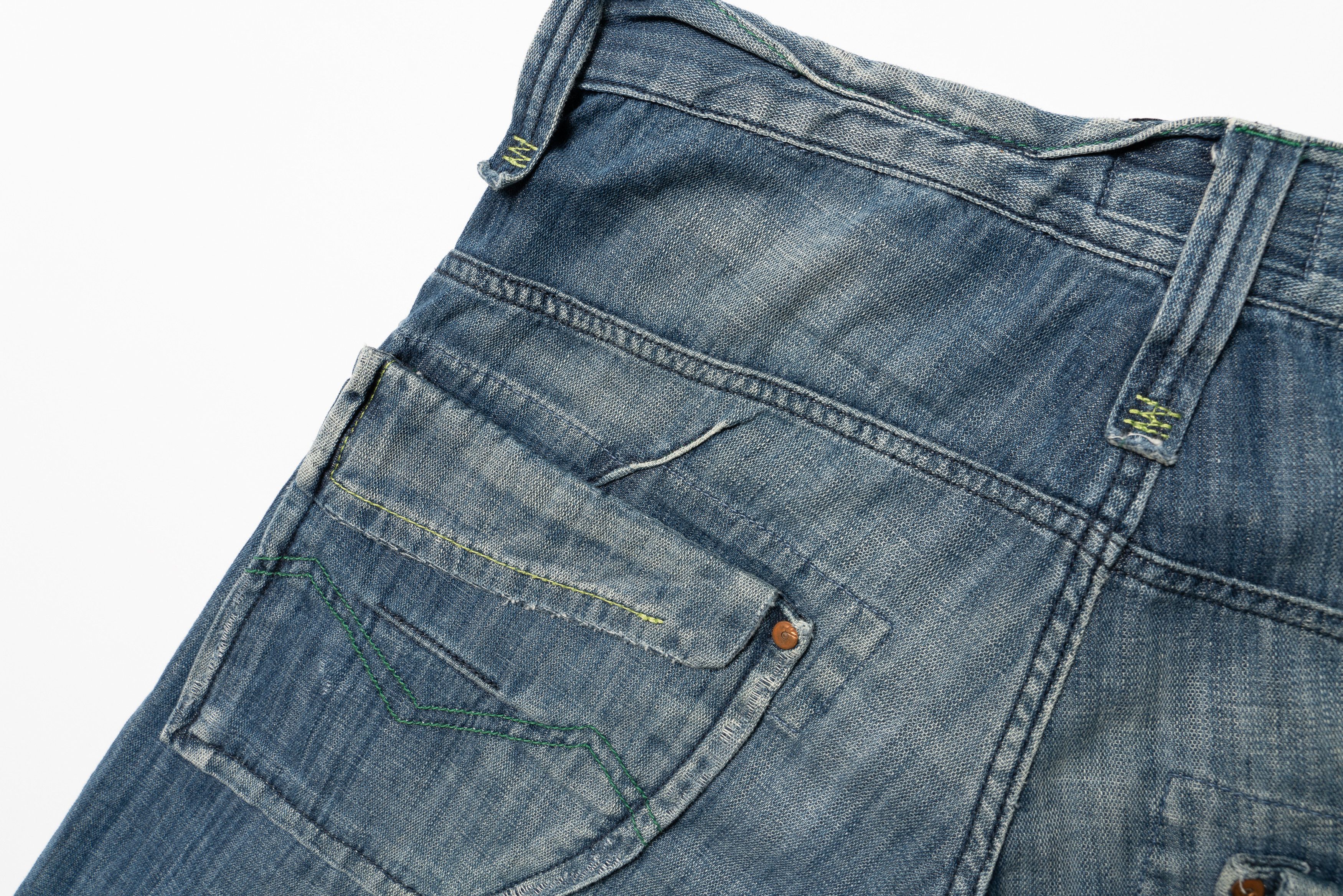 Energie 🔵ENERGIE Vintage Distressed Denim Jeans Y2K Size US 32 / EU 48 - 14 Thumbnail